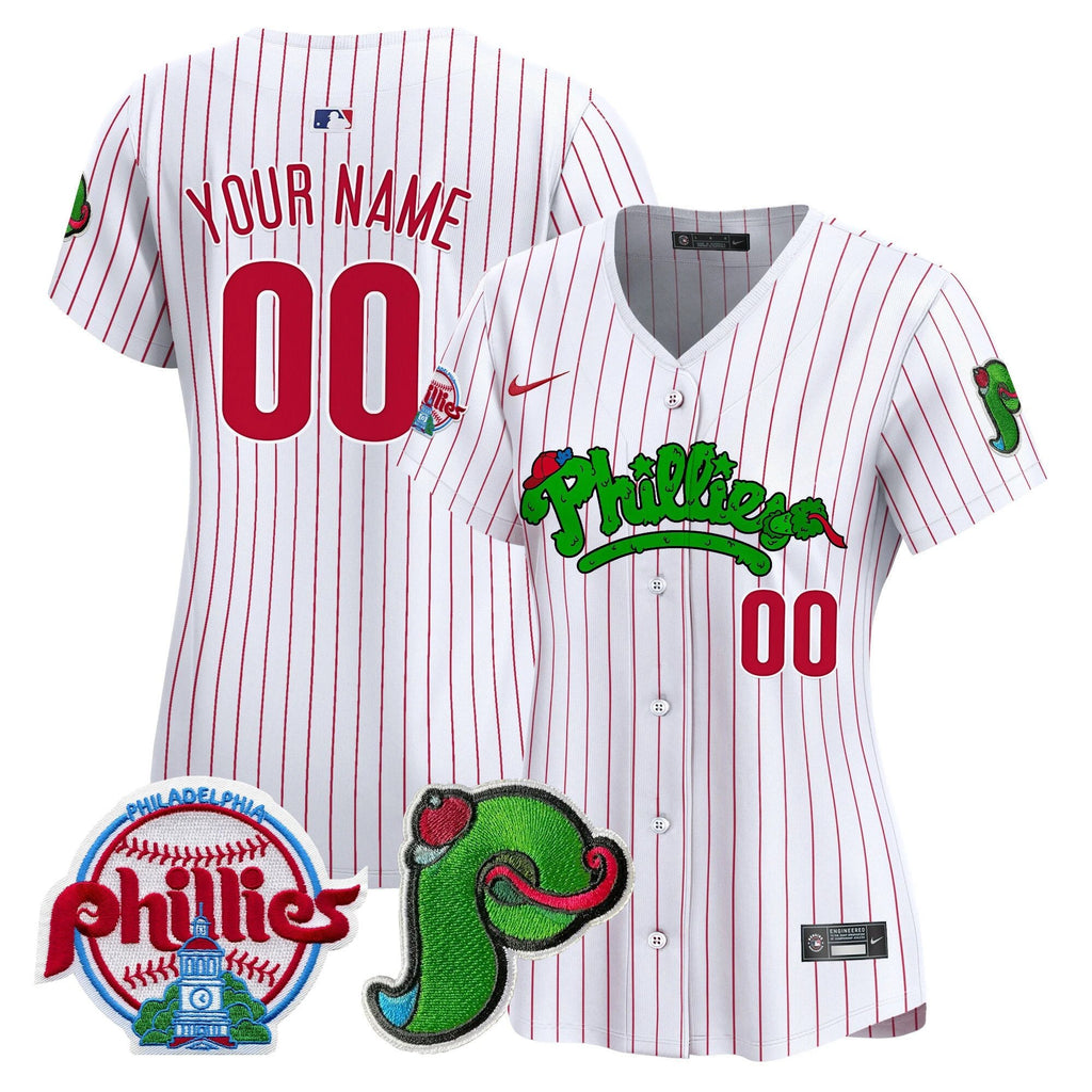 Phillies Phanatic Patch Vapor Premier Limited Custom Jersey V4 - All Stitched by Digigearus