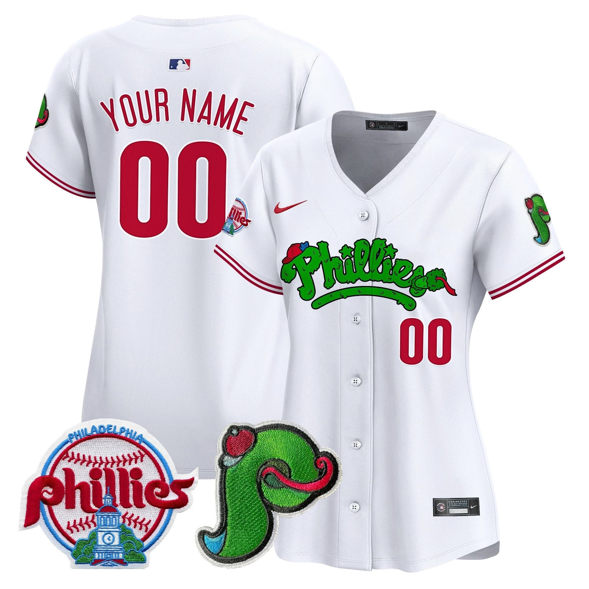 Phillies Phanatic Patch Vapor Premier Limited Custom Jersey V4 - All Stitched by Digigearus