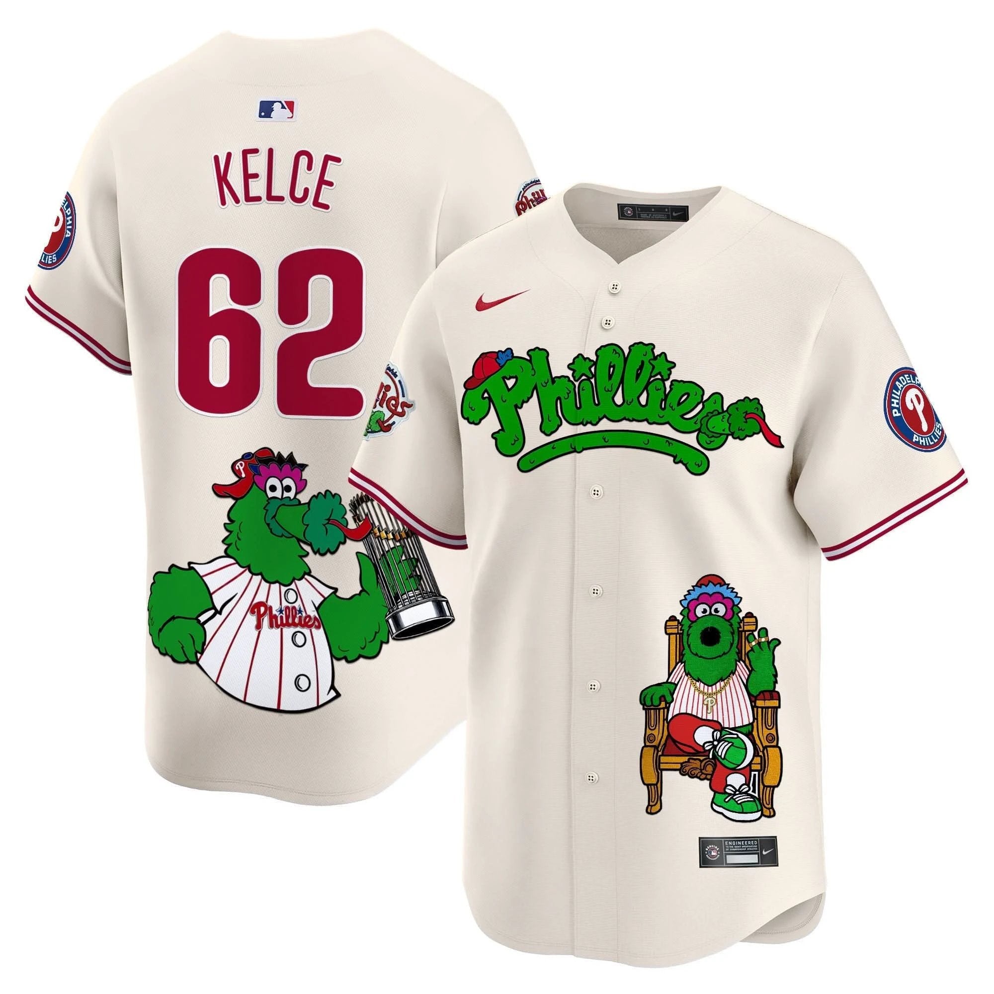 PP Phanatic Vapor Premier Limited Jersey - Printed by Philadelphia Phillies