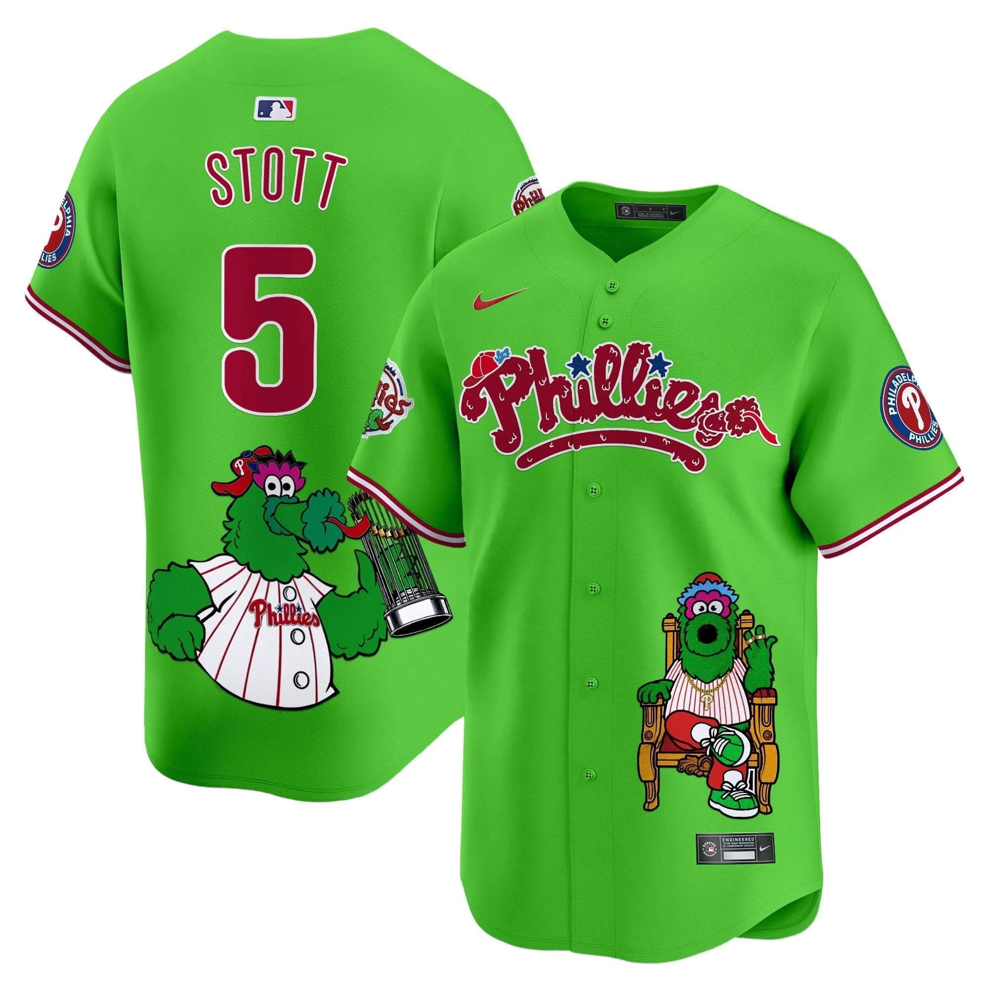 PP Phanatic Vapor Premier Limited Jersey - Printed by Philadelphia Phillies