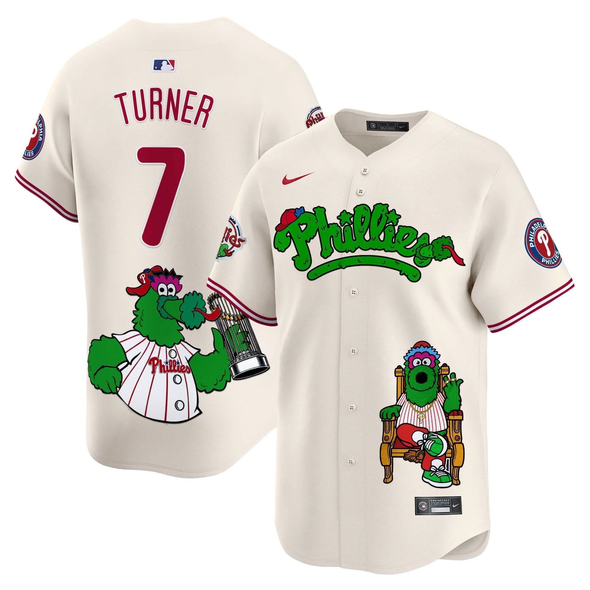 PP Phanatic Vapor Premier Limited Jersey - Printed by Philadelphia Phillies