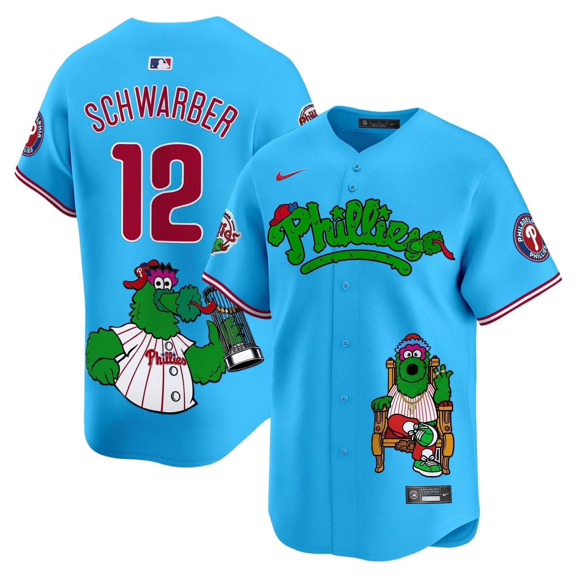 PP Phanatic Vapor Premier Limited Jersey - Printed by Philadelphia Phillies
