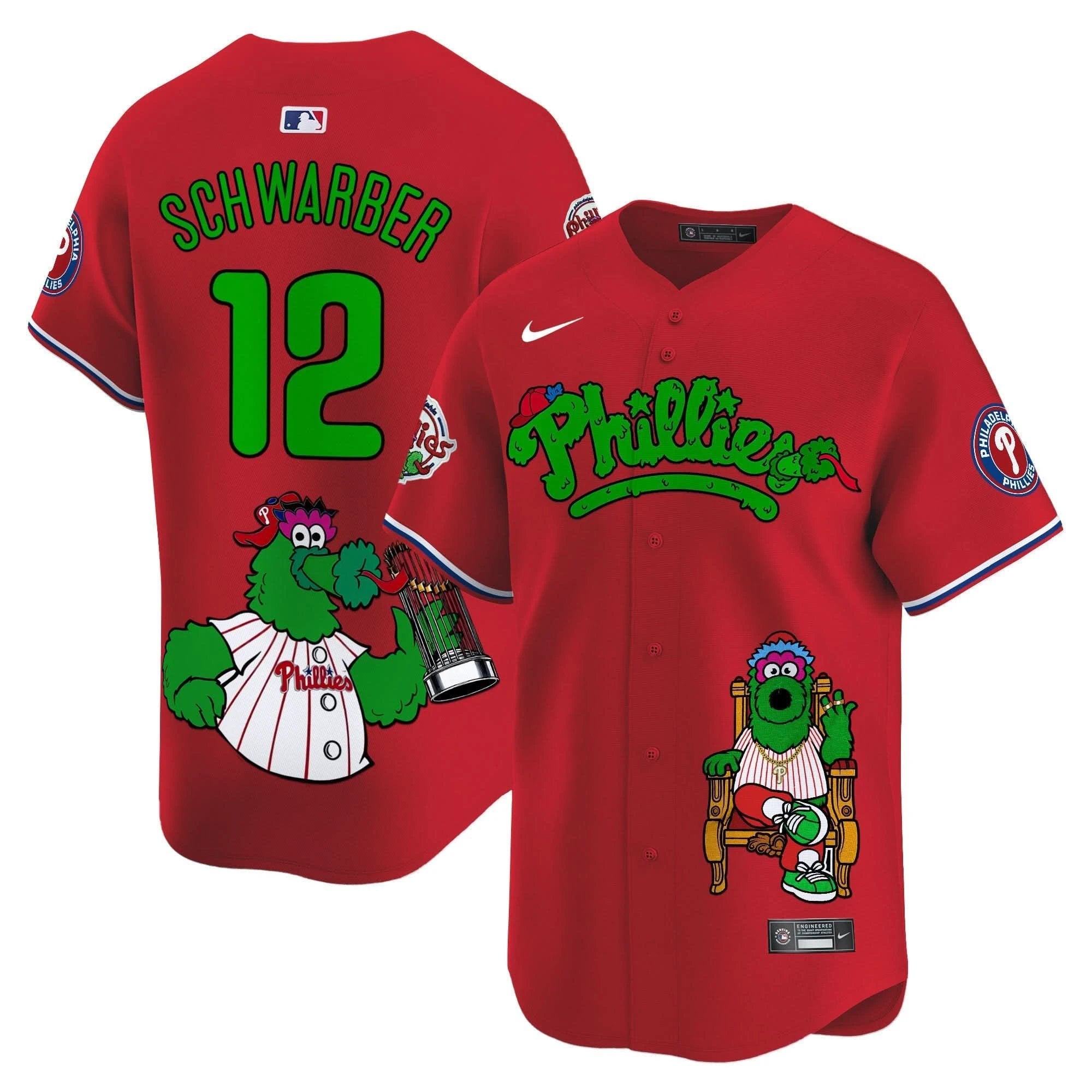 PP Phanatic Vapor Premier Limited Jersey - Printed by Philadelphia Phillies