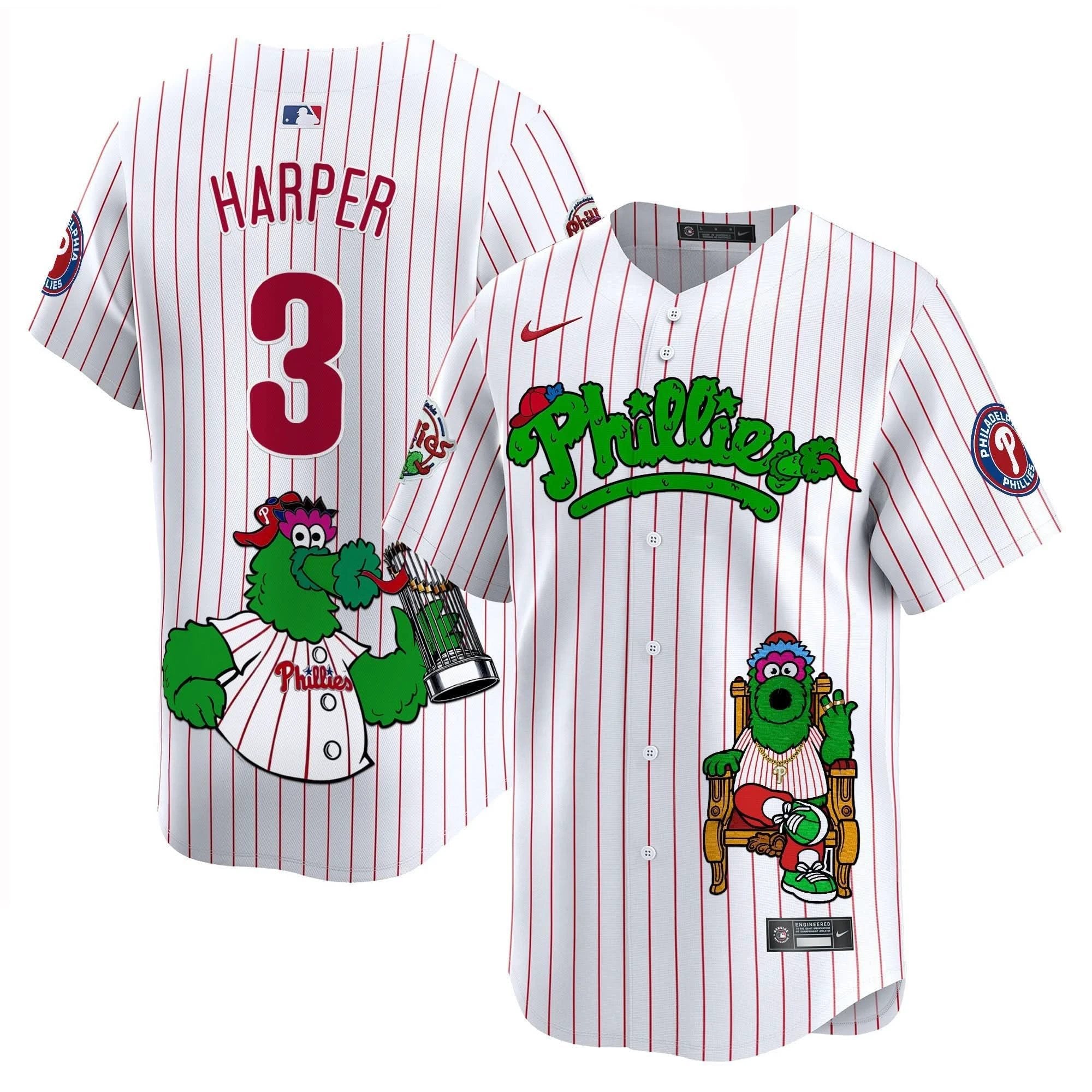 PP Phanatic Vapor Premier Limited Jersey - Printed by Philadelphia Phillies