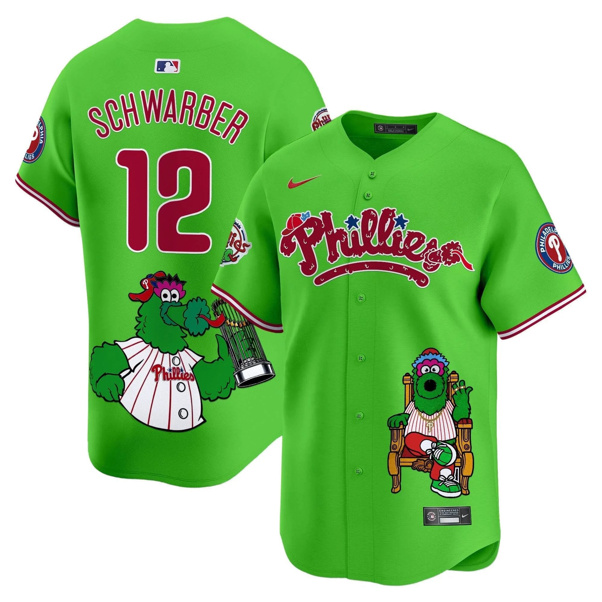 PP Phanatic Vapor Premier Limited Jersey - Printed by Philadelphia Phillies