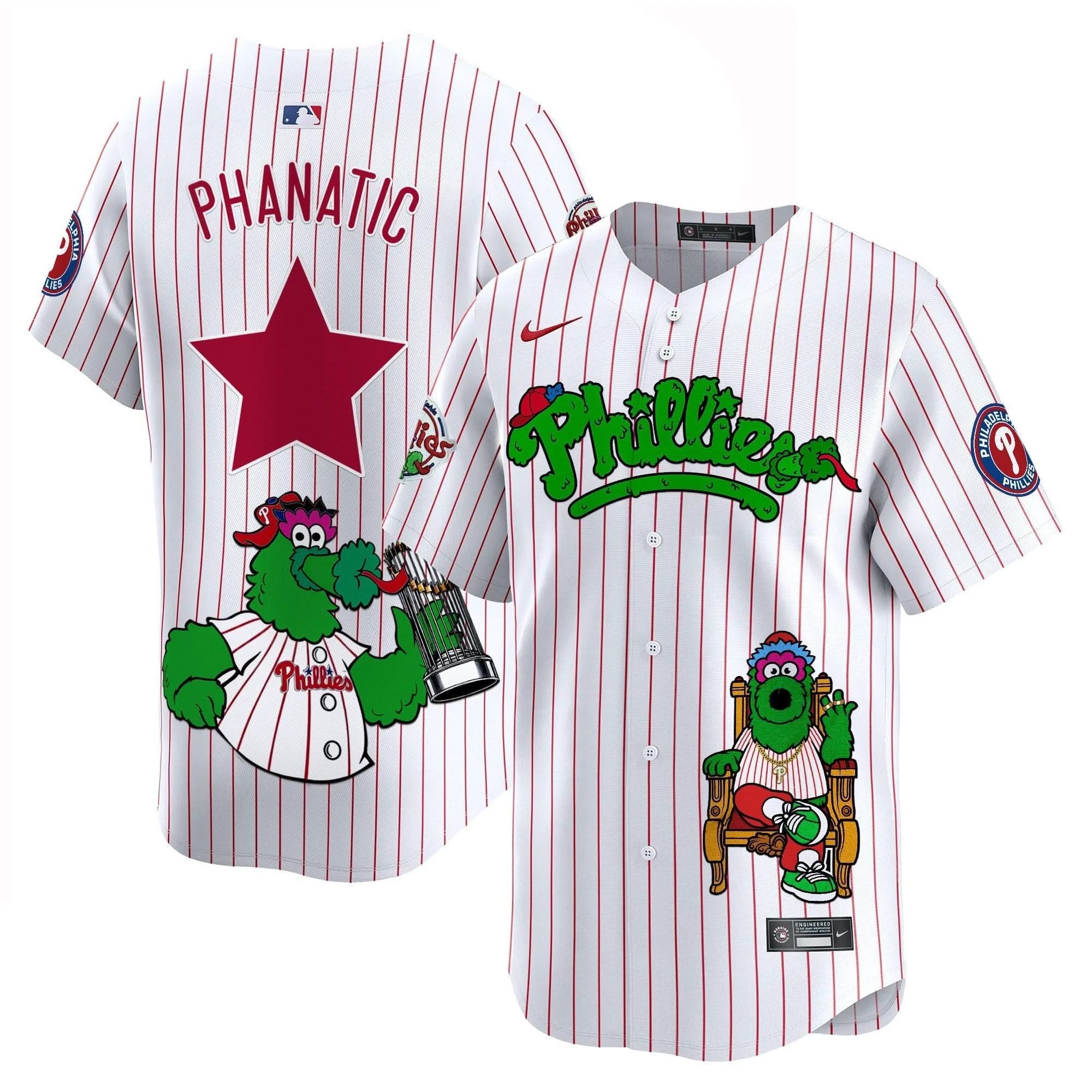 PP Phanatic Vapor Premier Limited Jersey - Printed by Philadelphia Phillies