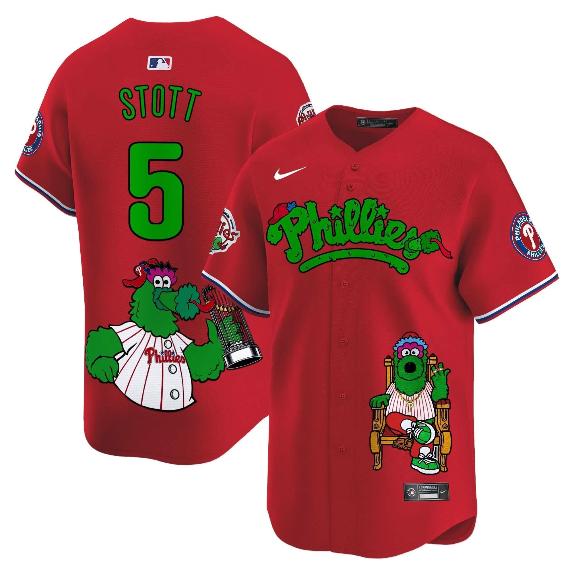 PP Phanatic Vapor Premier Limited Jersey - Printed by Philadelphia Phillies