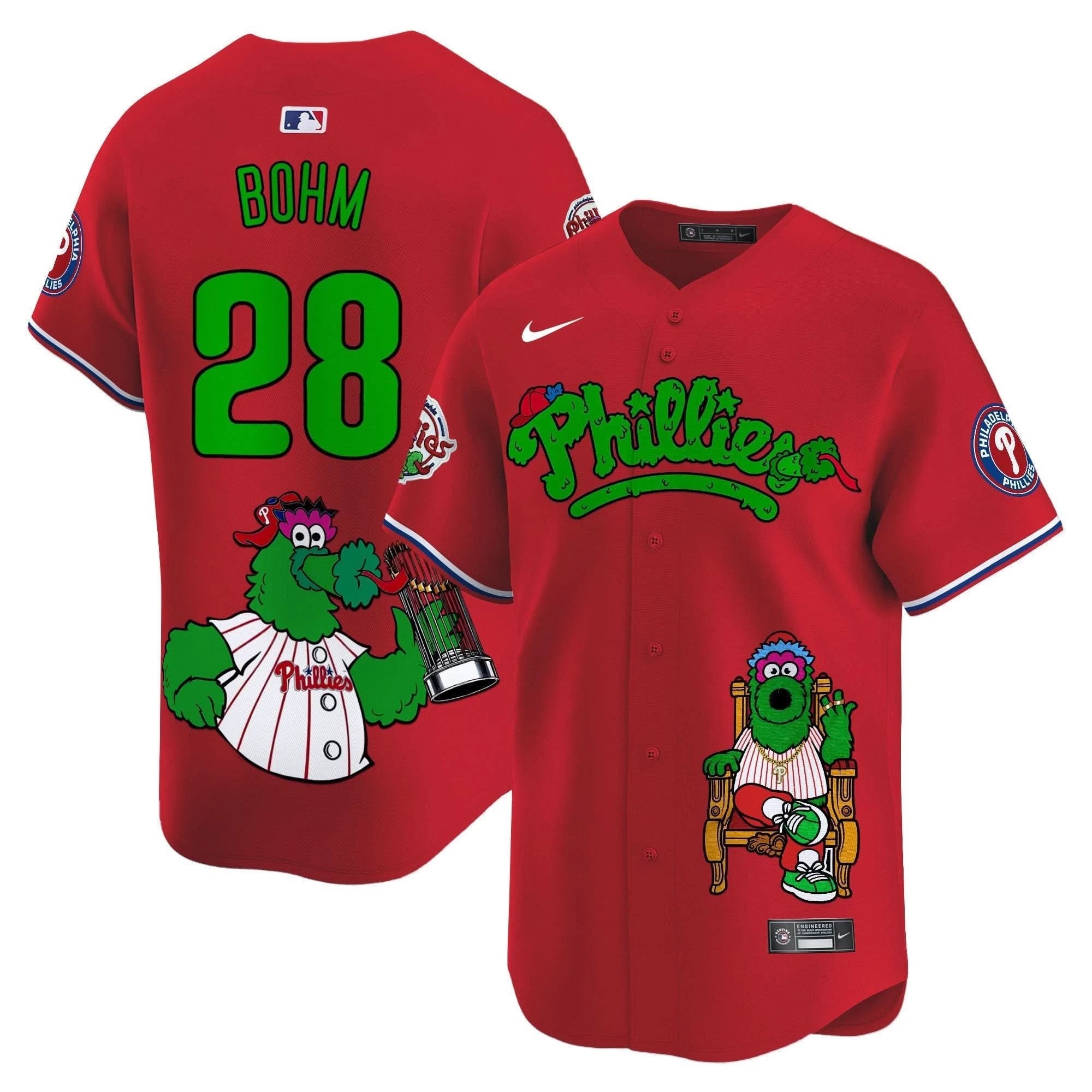 PP Phanatic Vapor Premier Limited Jersey - Printed by Philadelphia Phillies