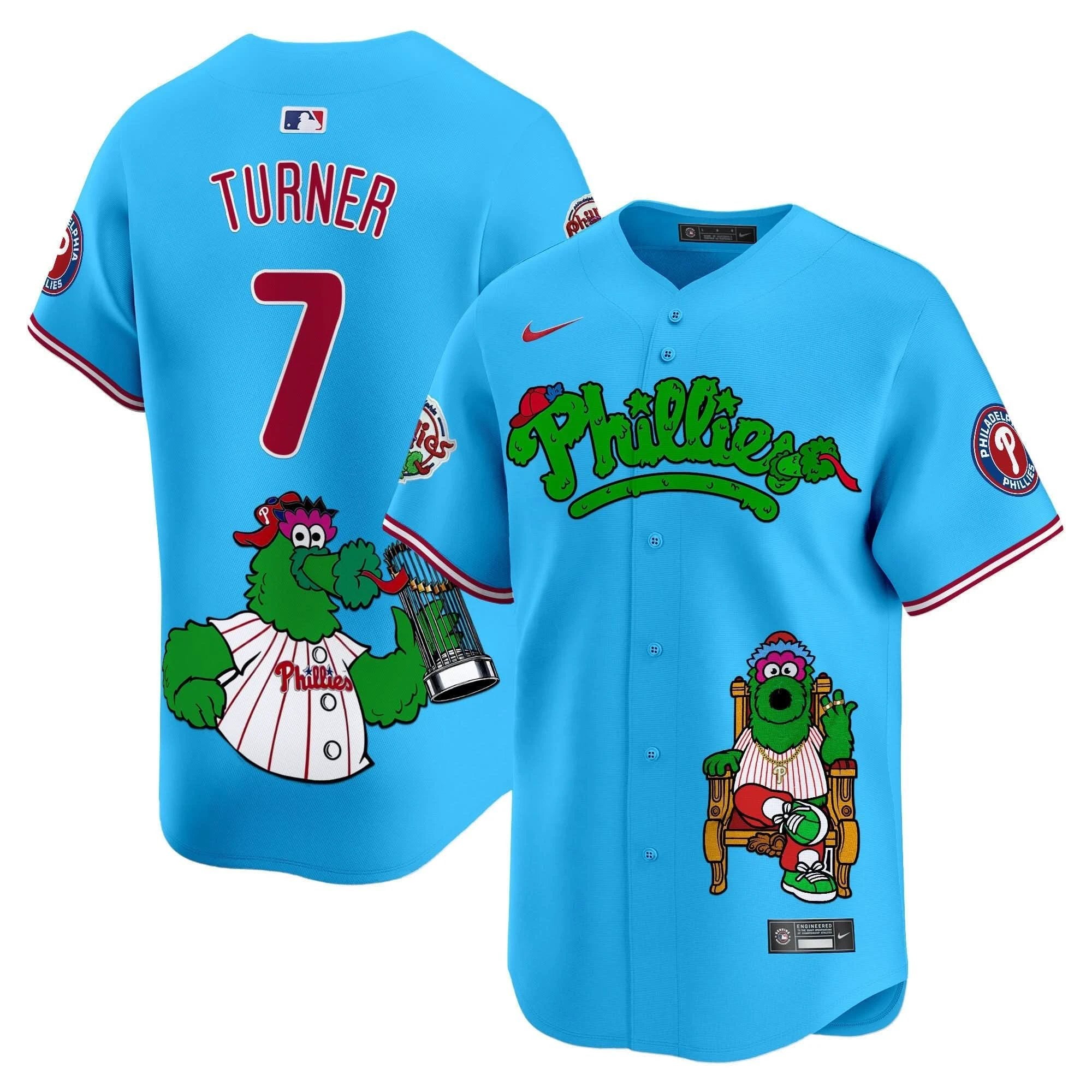 PP Phanatic Vapor Premier Limited Jersey - Printed by Philadelphia Phillies