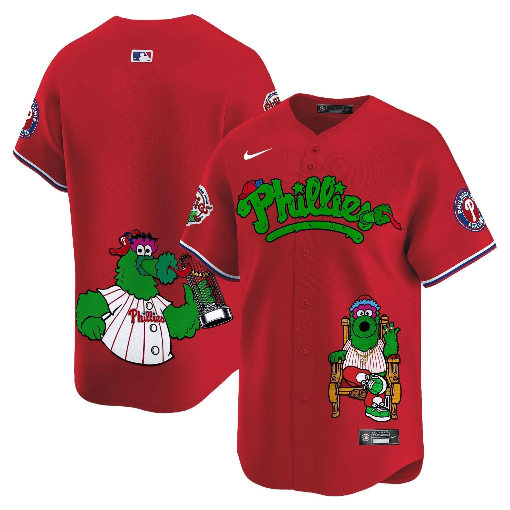 PP Phanatic Vapor Premier Limited Jersey - Printed by Philadelphia Phillies