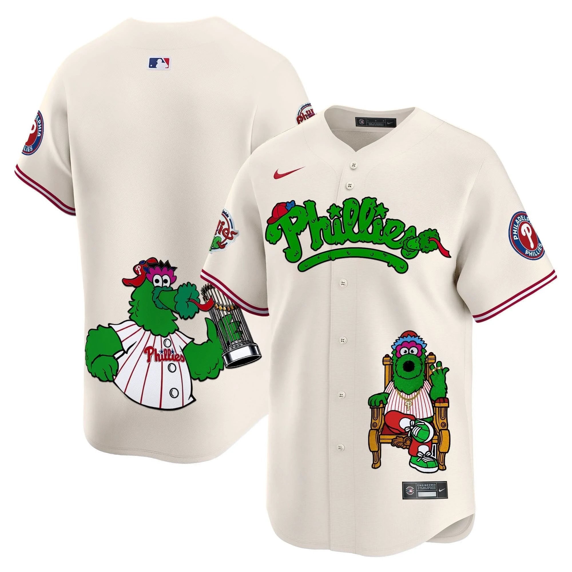 PP Phanatic Vapor Premier Limited Jersey - Printed by Philadelphia Phillies
