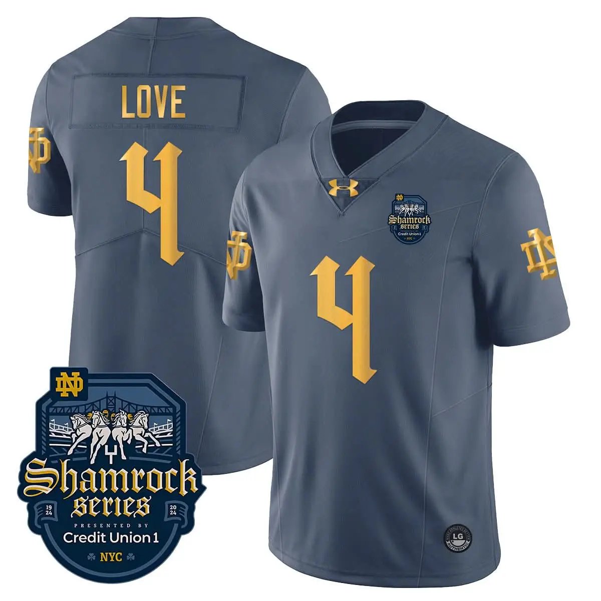 ND 2024 Shamrock Series Uniform by Notre Dame Fighting Irish