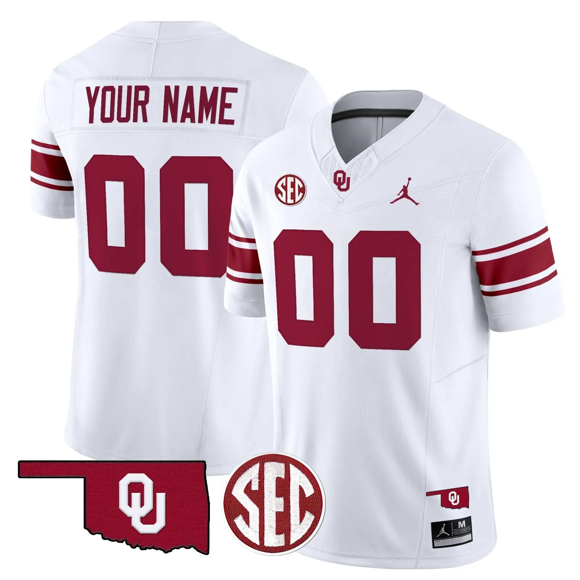 OS Throwback Vapor Limited Custom Jersey by Oklahoma Sooners