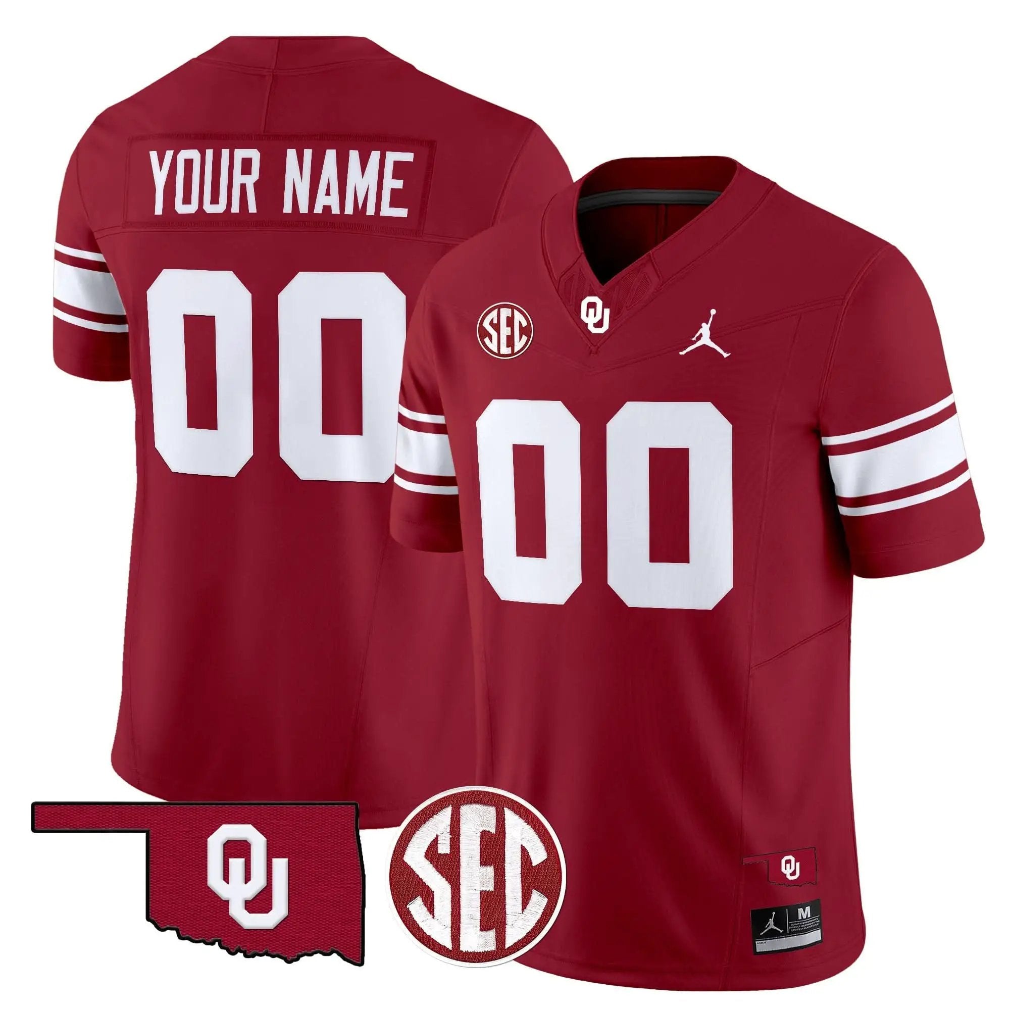 OS Throwback Vapor Limited Custom Jersey by Oklahoma Sooners