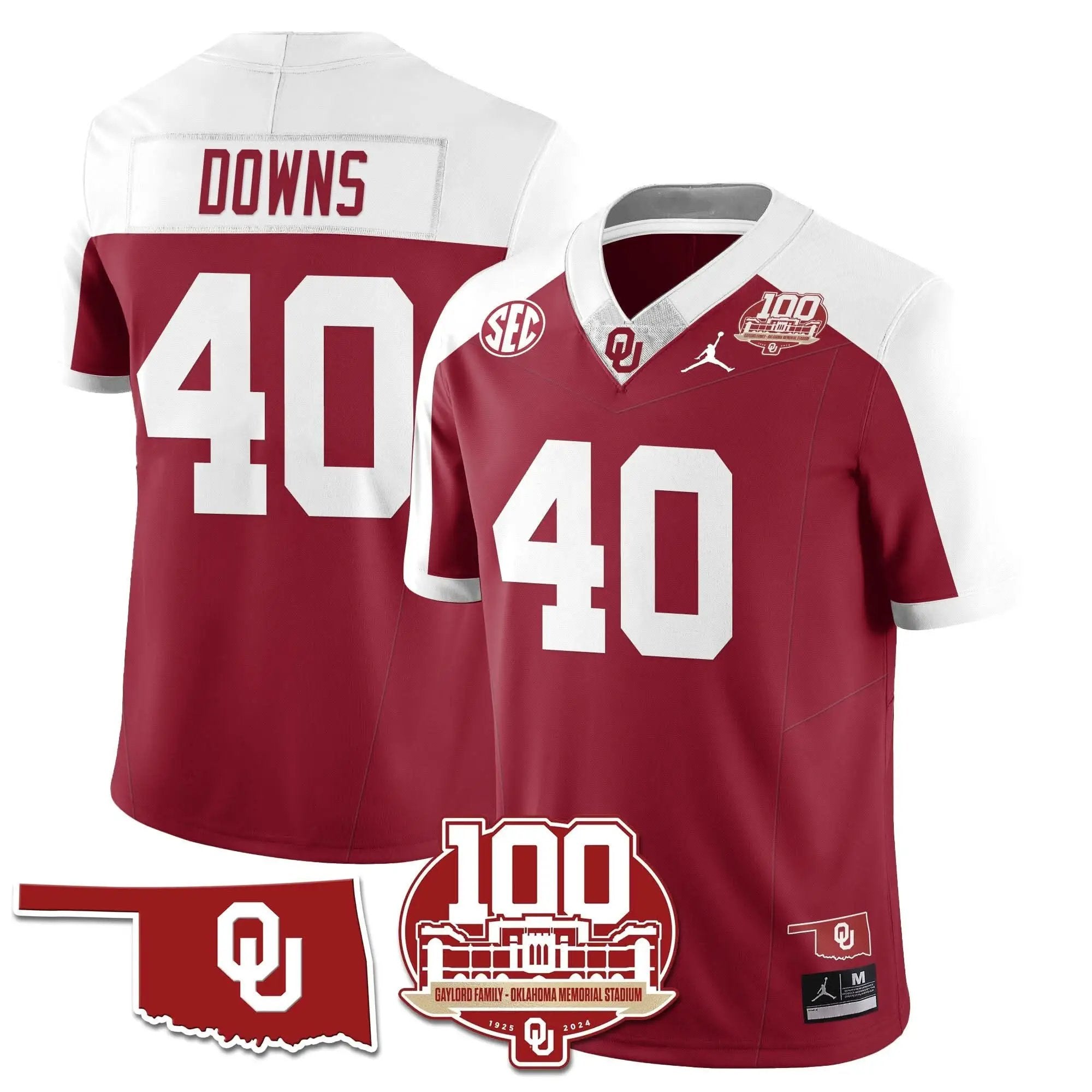 OS 1946-56 Throwback Uniforms - 100th Season by Oklahoma Sooners