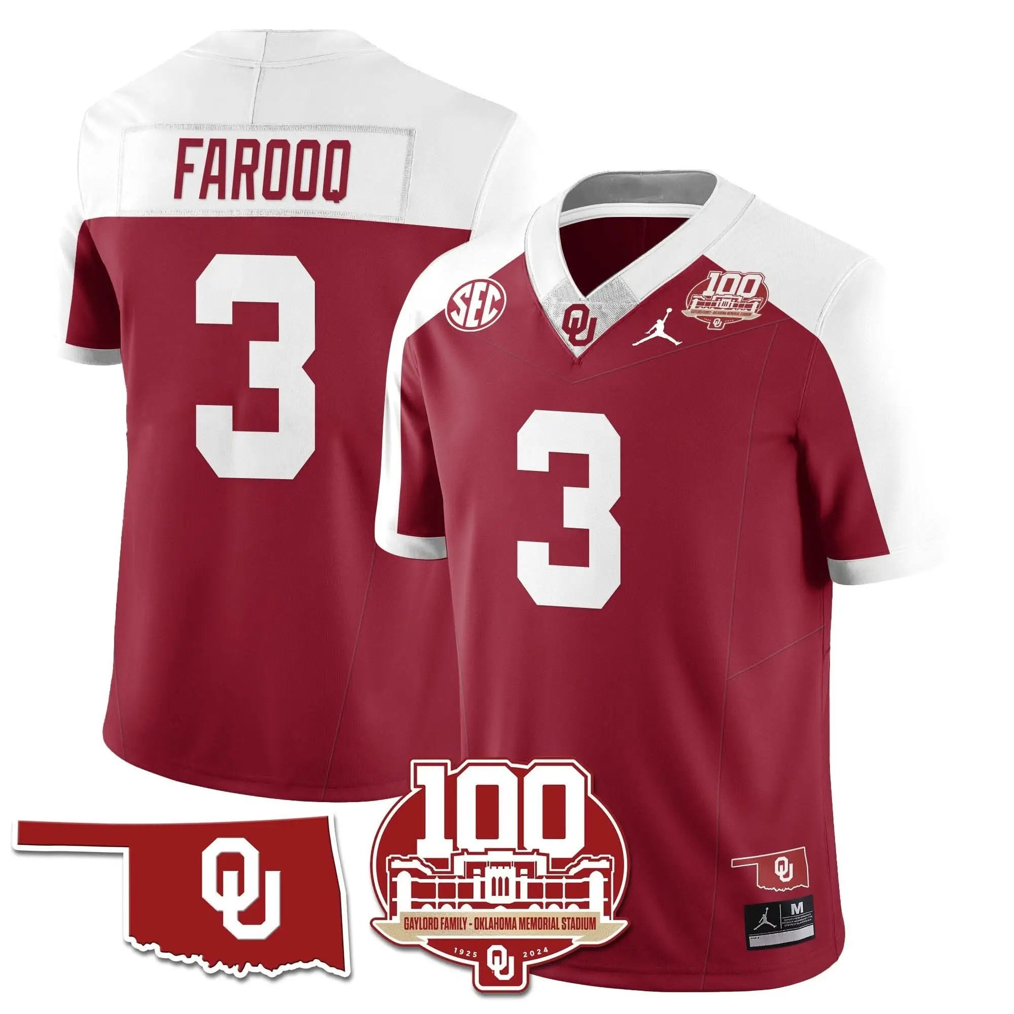 OS 1946-56 Throwback Uniforms - 100th Season by Oklahoma Sooners
