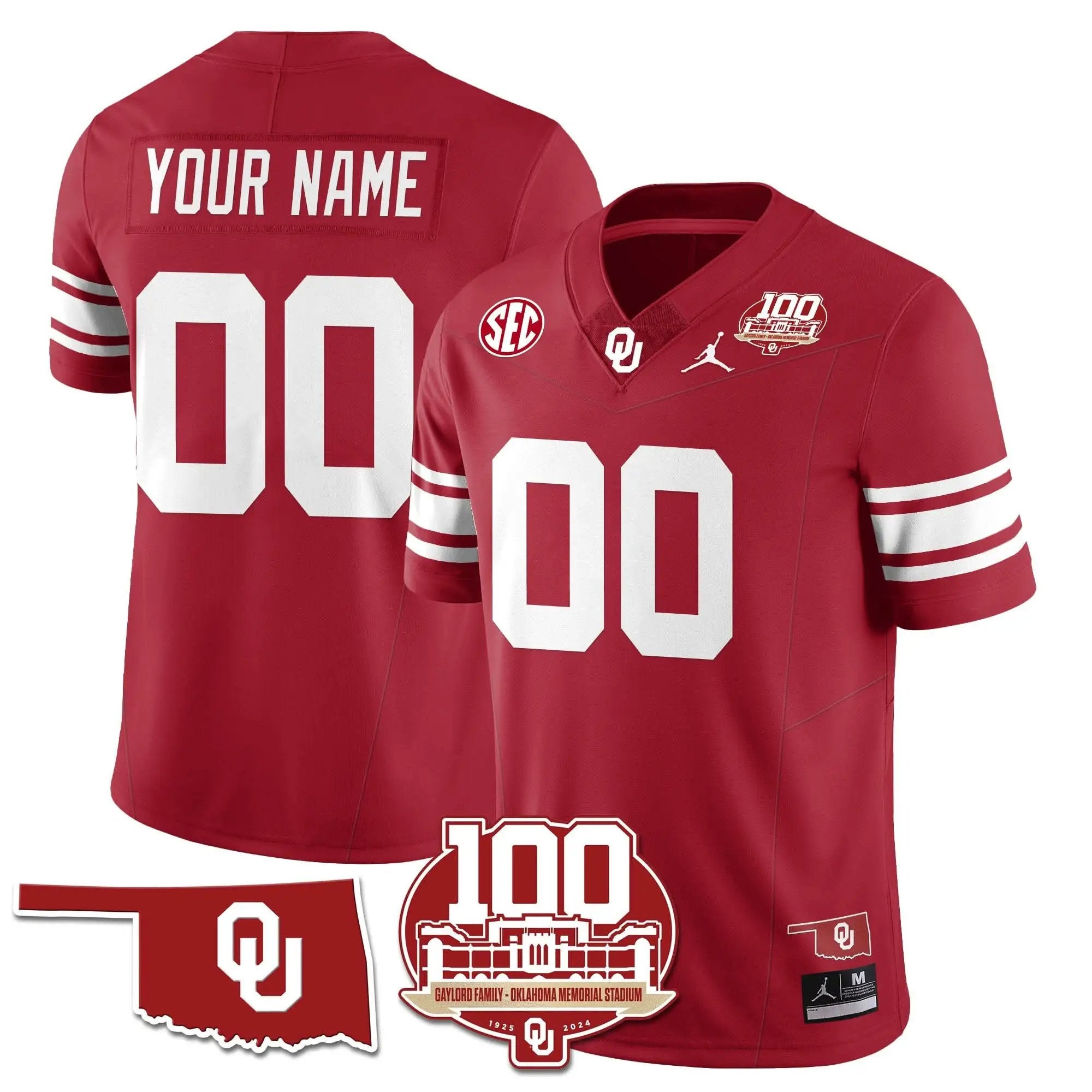 Custom OS 1946-56 Throwback Uniforms - 100th Season by Oklahoma Sooners
