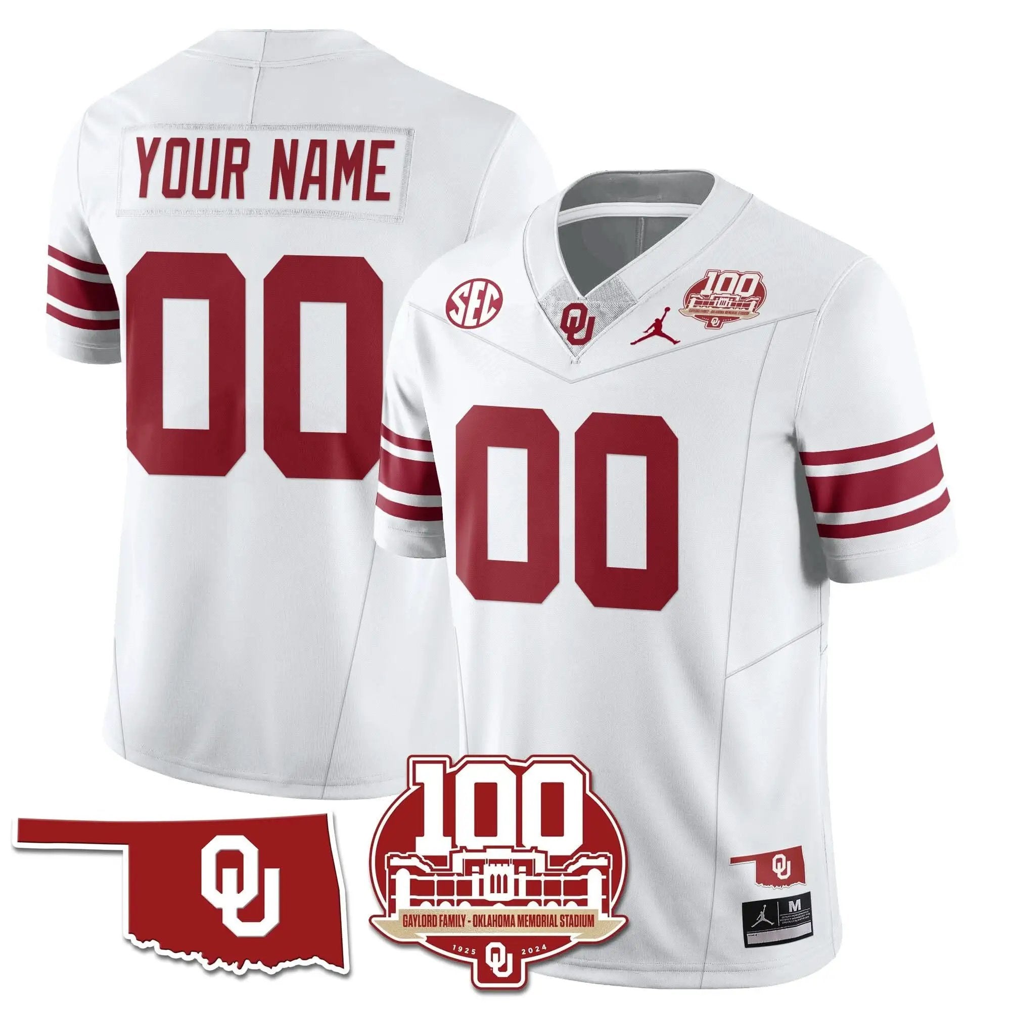 Custom OS 1946-56 Throwback Uniforms - 100th Season by Oklahoma Sooners