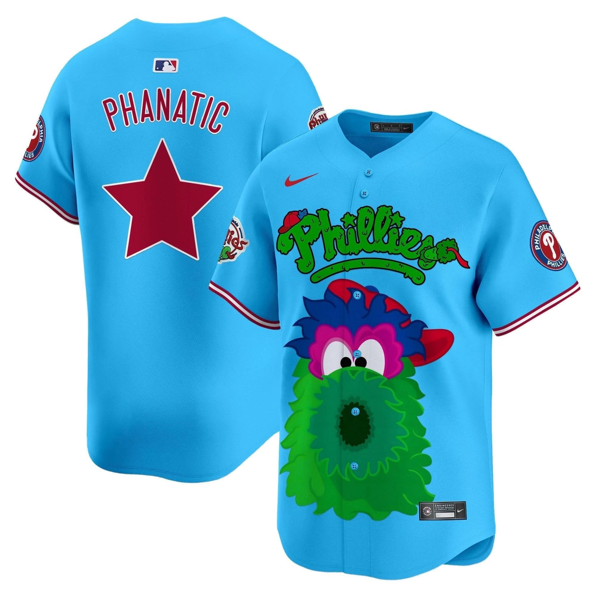 PP Phanatic Vapor Premier Limited Jersey V2- Printed by Philadelphia Phillies