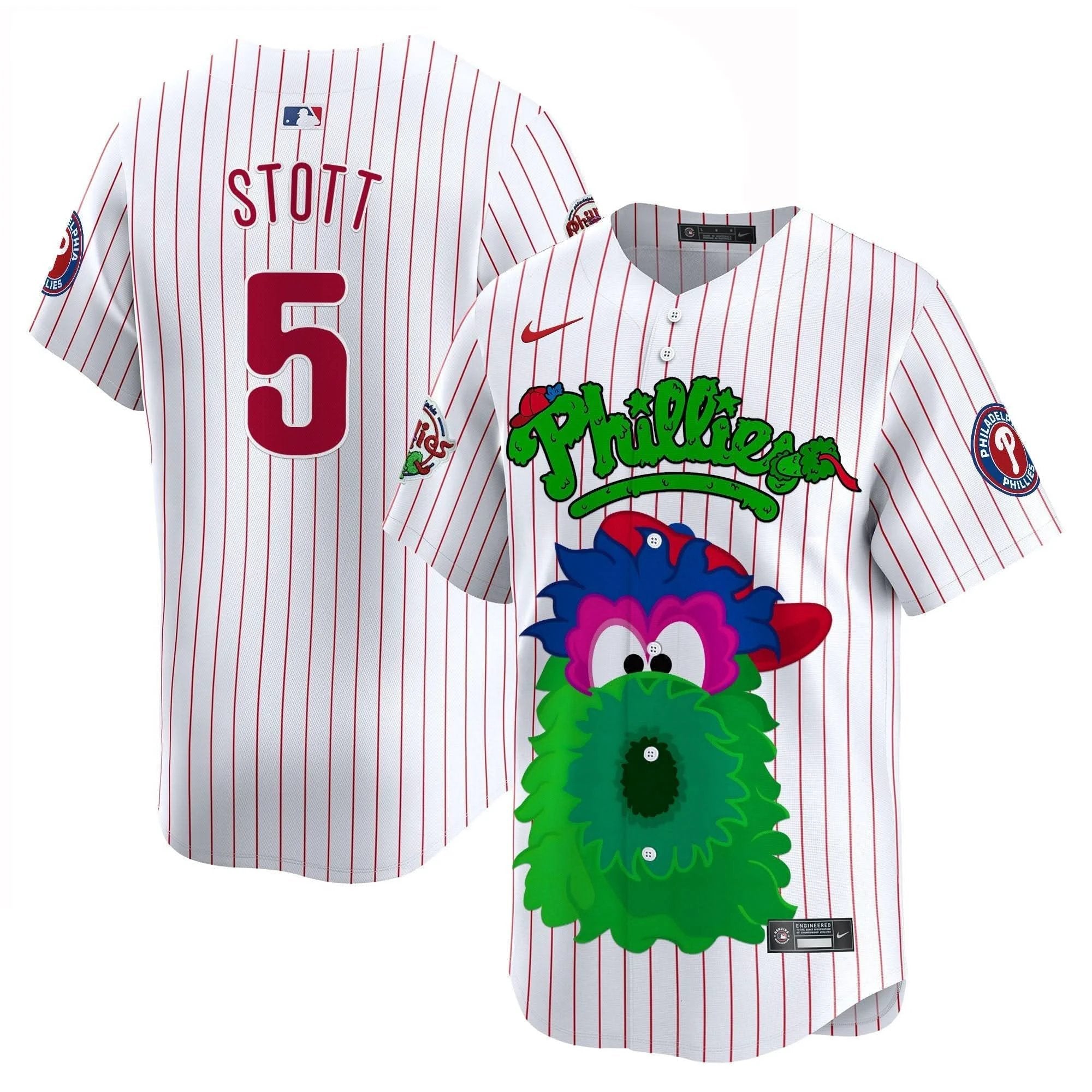 PP Phanatic Vapor Premier Limited Jersey V2- Printed by Philadelphia Phillies
