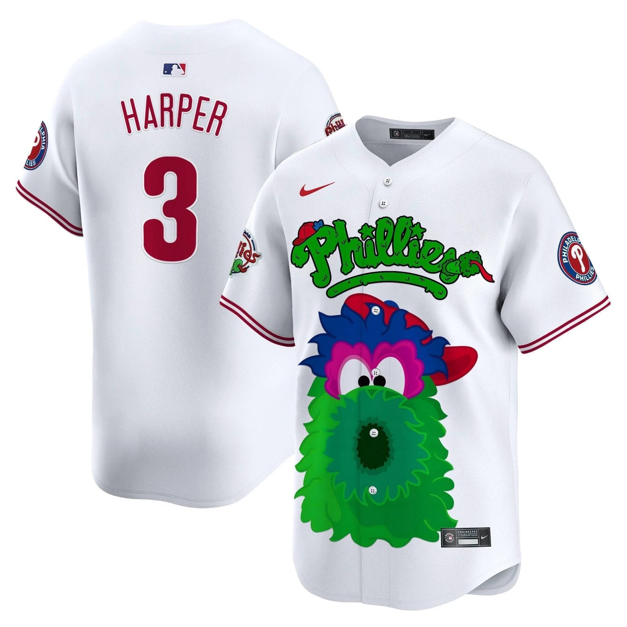 PP Phanatic Vapor Premier Limited Jersey V2- Printed by Philadelphia Phillies