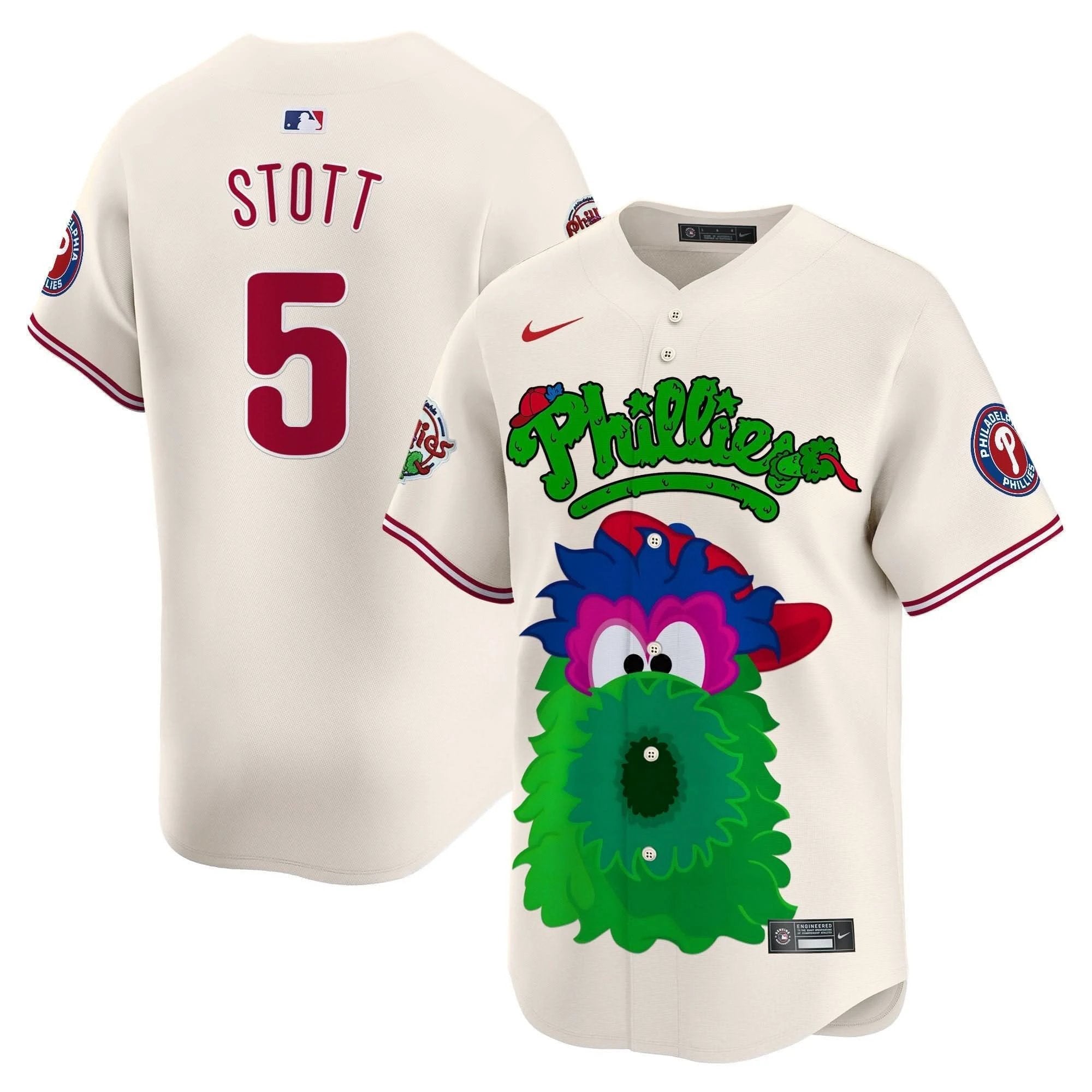 PP Phanatic Vapor Premier Limited Jersey V2- Printed by Philadelphia Phillies