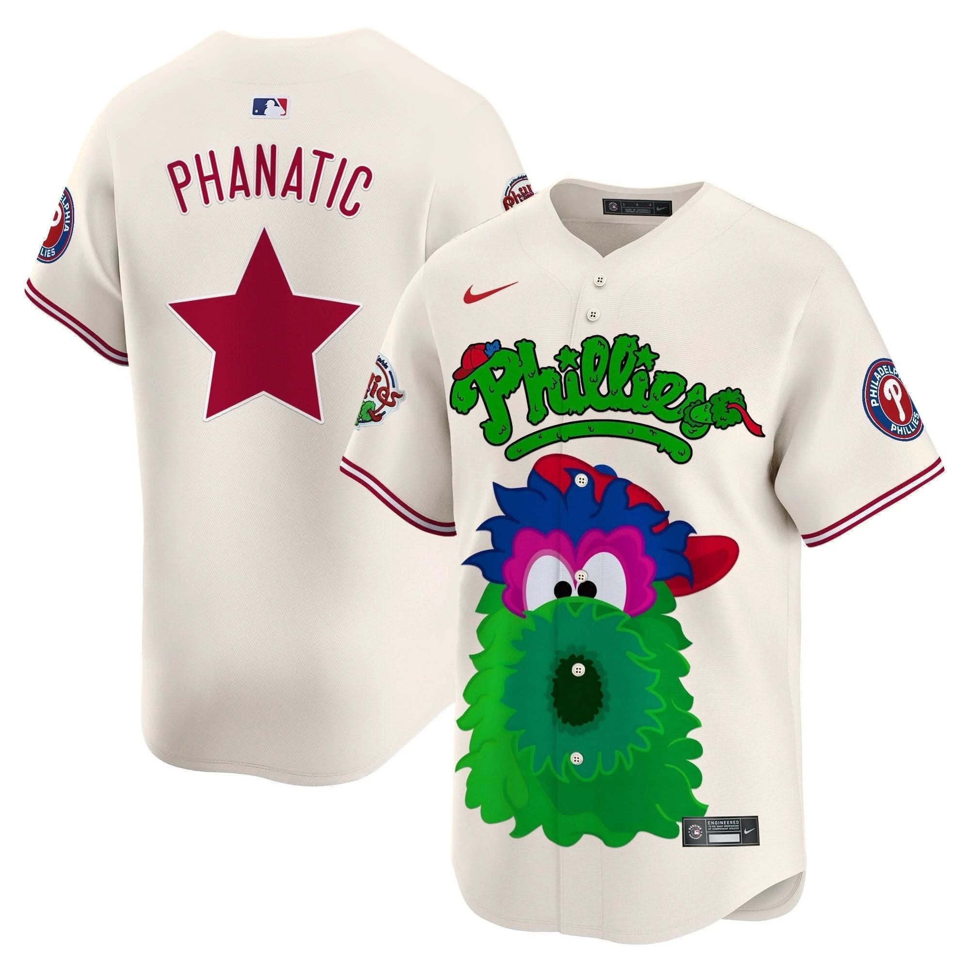 PP Phanatic Vapor Premier Limited Jersey V2- Printed by Philadelphia Phillies