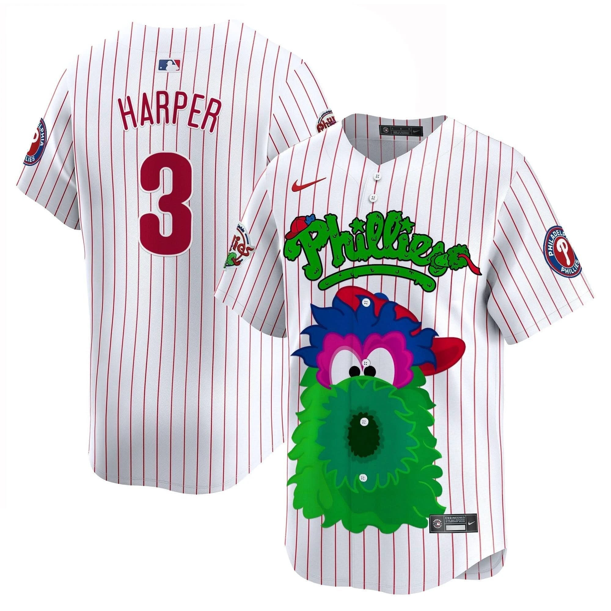 PP Phanatic Vapor Premier Limited Jersey V2- Printed by Philadelphia Phillies