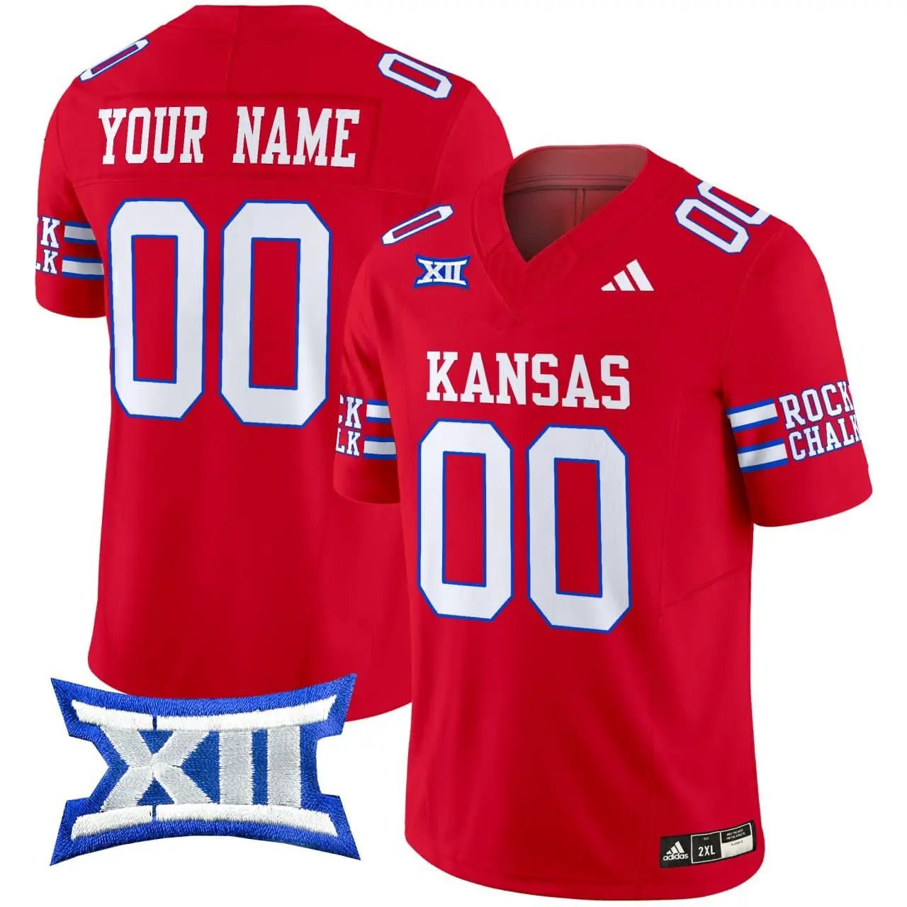 KJ Blackhawk Red Custom Jersey by Kansas Jayhawks Blackhawk