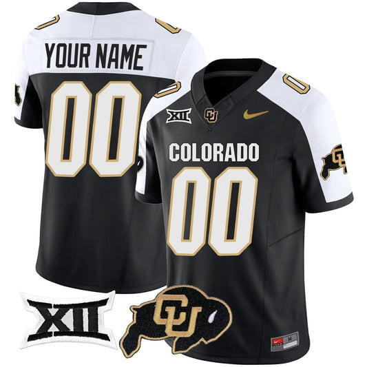Custom Colorado Buffaloes Jersey Vapor Limited V2 - Big 12 XII Patch - All Stitched by Colorado Buffaloes