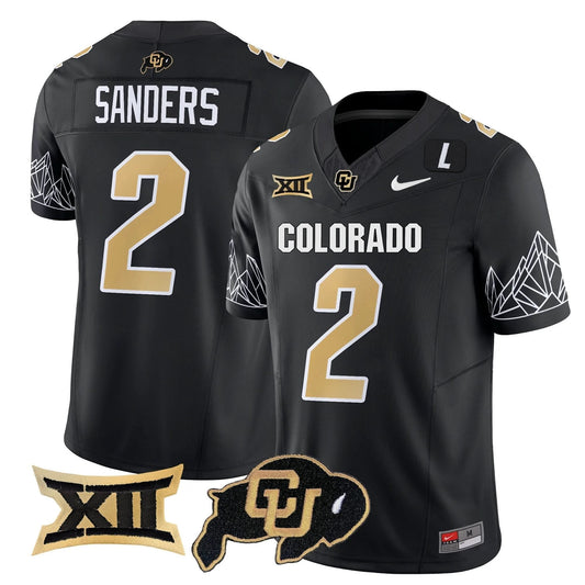 Colorado Buffaloes Vapor Limited Jersey V3 - Big 12 XII Patch - All Stitched by Colorado Buffaloes