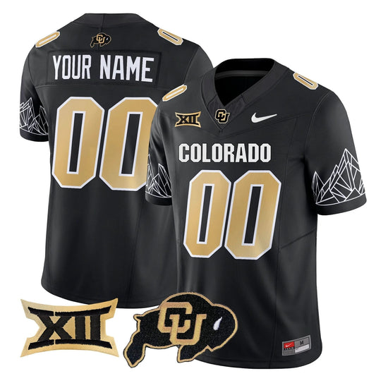 Custom Colorado Buffaloes Jersey Vapor Limited V3 - Big 12 XII Patch - All Stitched by Colorado Buffaloes