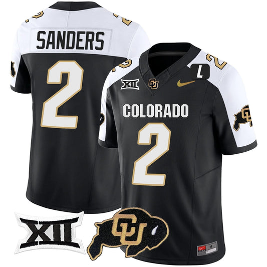 Colorado Buffaloes Vapor Limited Jersey V2 - Big 12 XII Patch - All Stitched by Colorado Buffaloes