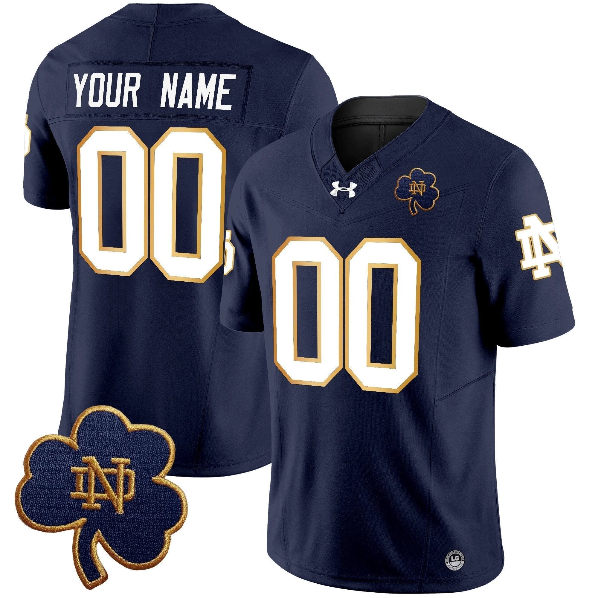 Notre Dame Fighting Irish 2025 Vapor Limited Custom Jersey V3 - All Stitched by Notre Dame Fighting Irish