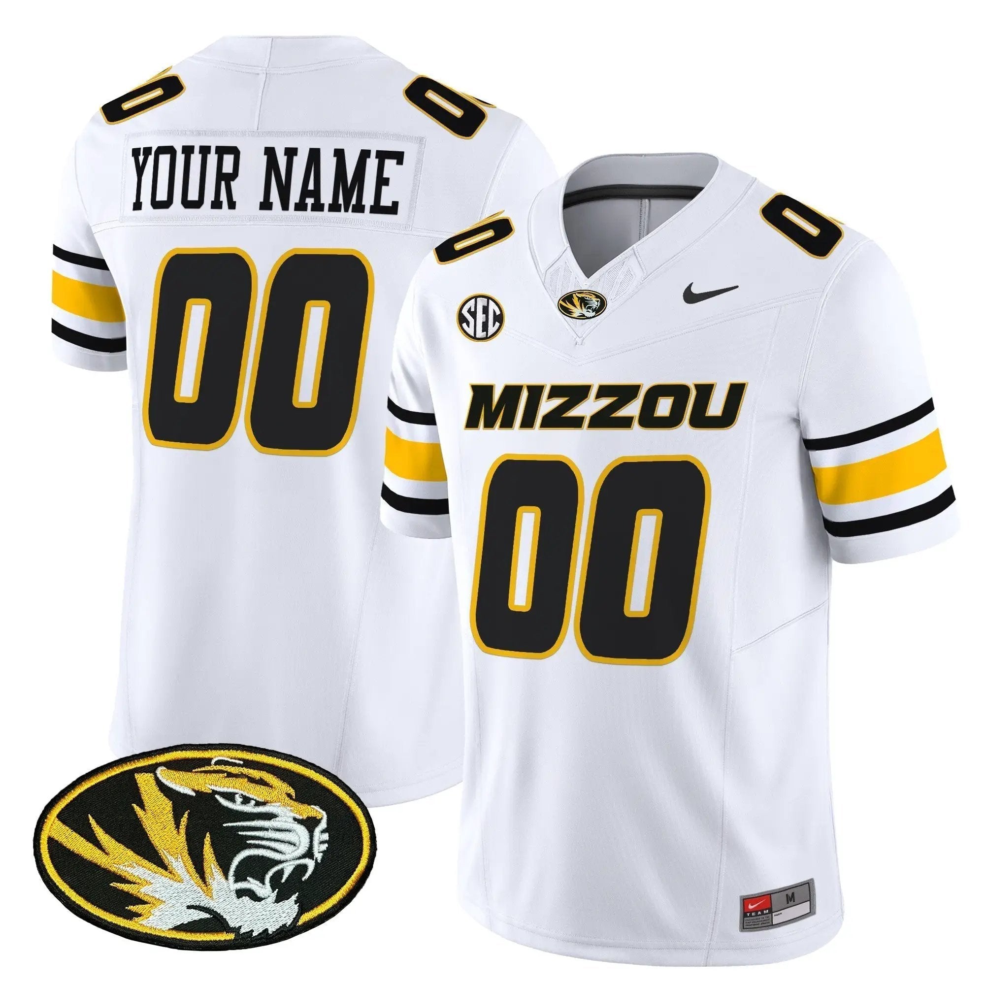 MT 2025 Vapor Limited Custom Jersey by Missouri Tigers
