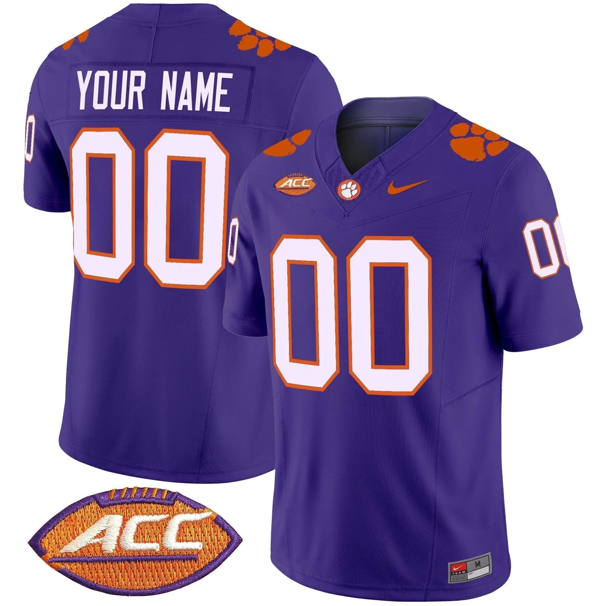 CT 2025 Vapor Limited Custom Jersey by Clemson Tigers