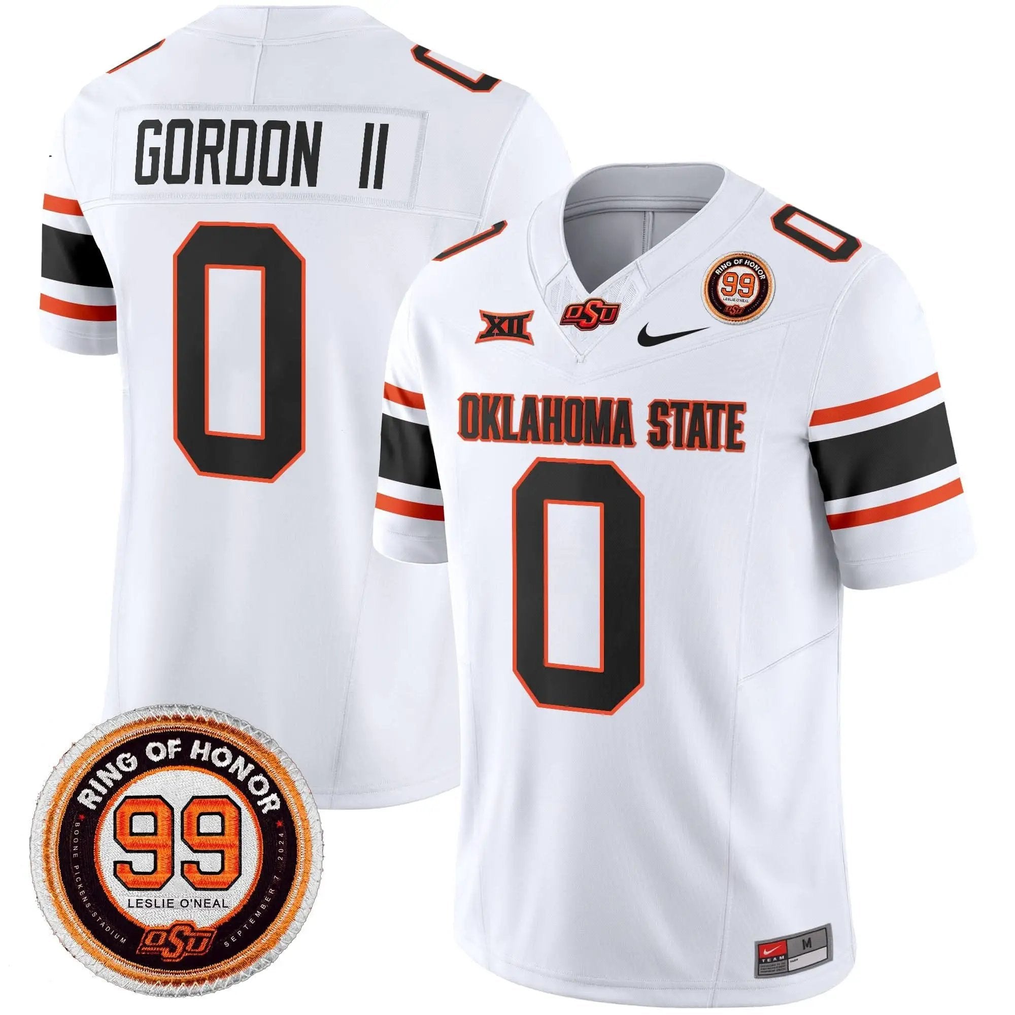 OSD Leslie O'neal Patch Vapor Limited Jersey by Oklahoma State Cowboys