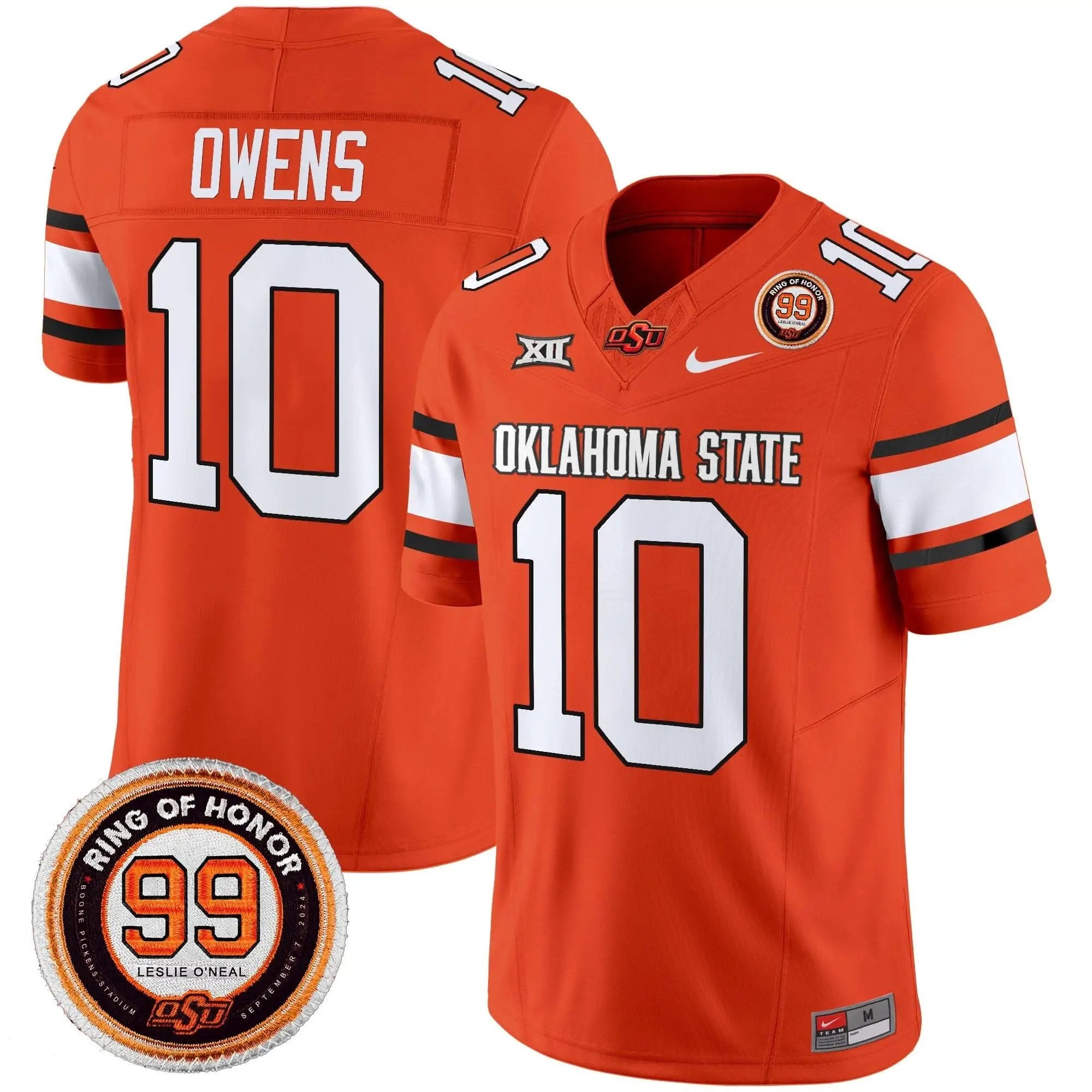 OSD Leslie O'neal Patch Vapor Limited Jersey by Oklahoma State Cowboys