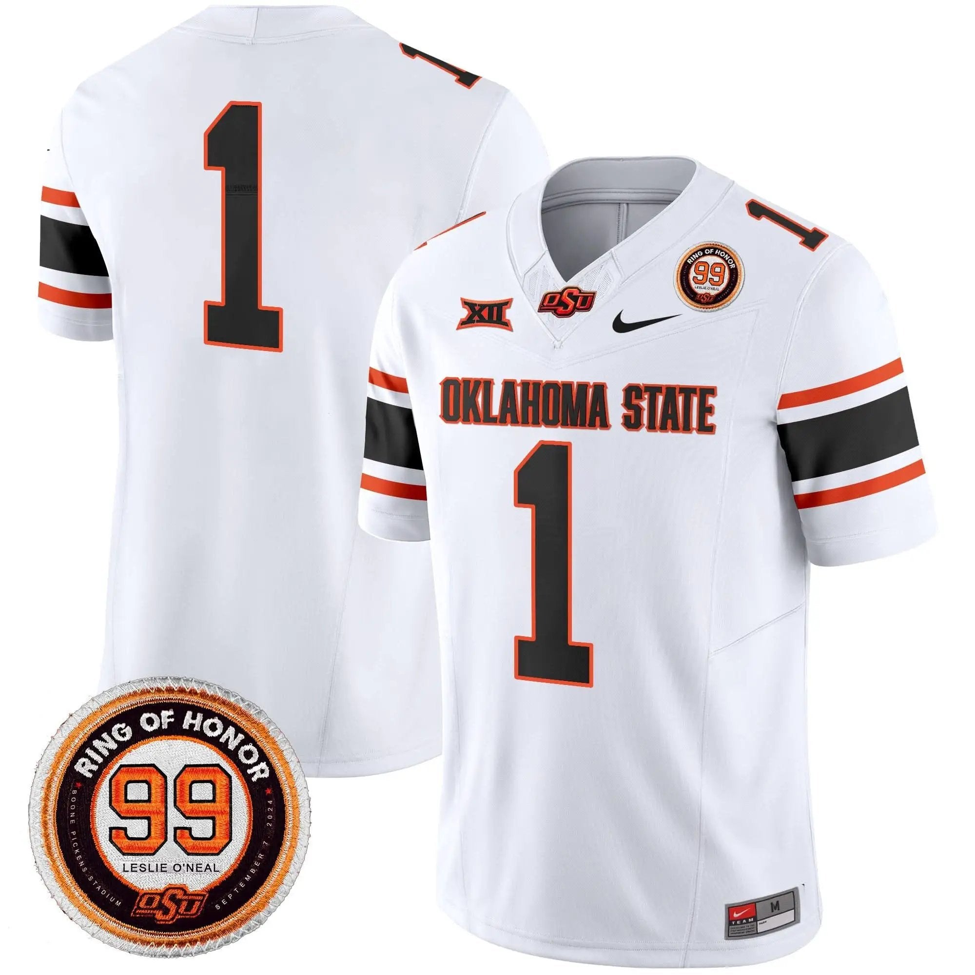 OSD Leslie O'neal Patch Vapor Limited Jersey by Oklahoma State Cowboys