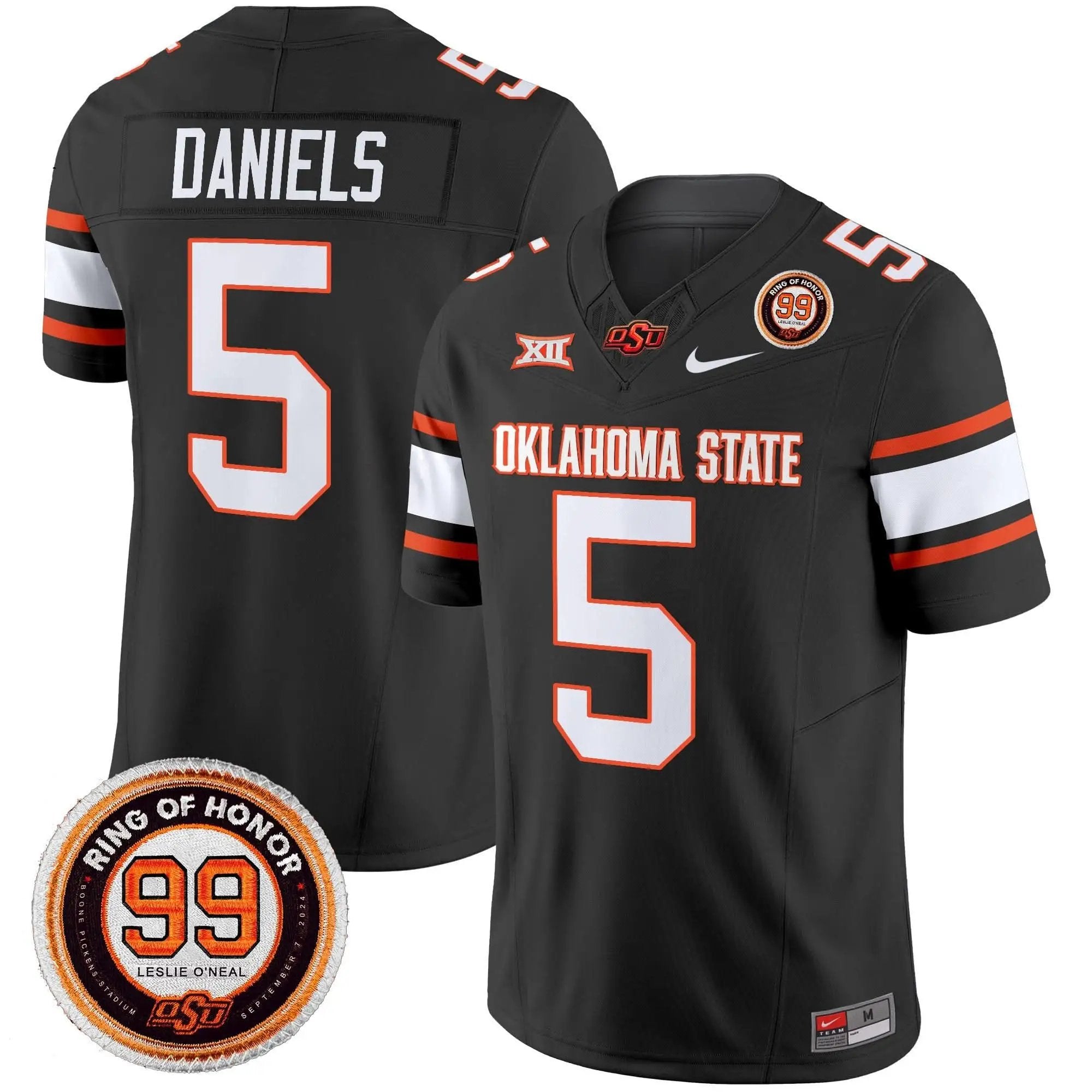 OSD Leslie O'neal Patch Vapor Limited Jersey by Oklahoma State Cowboys