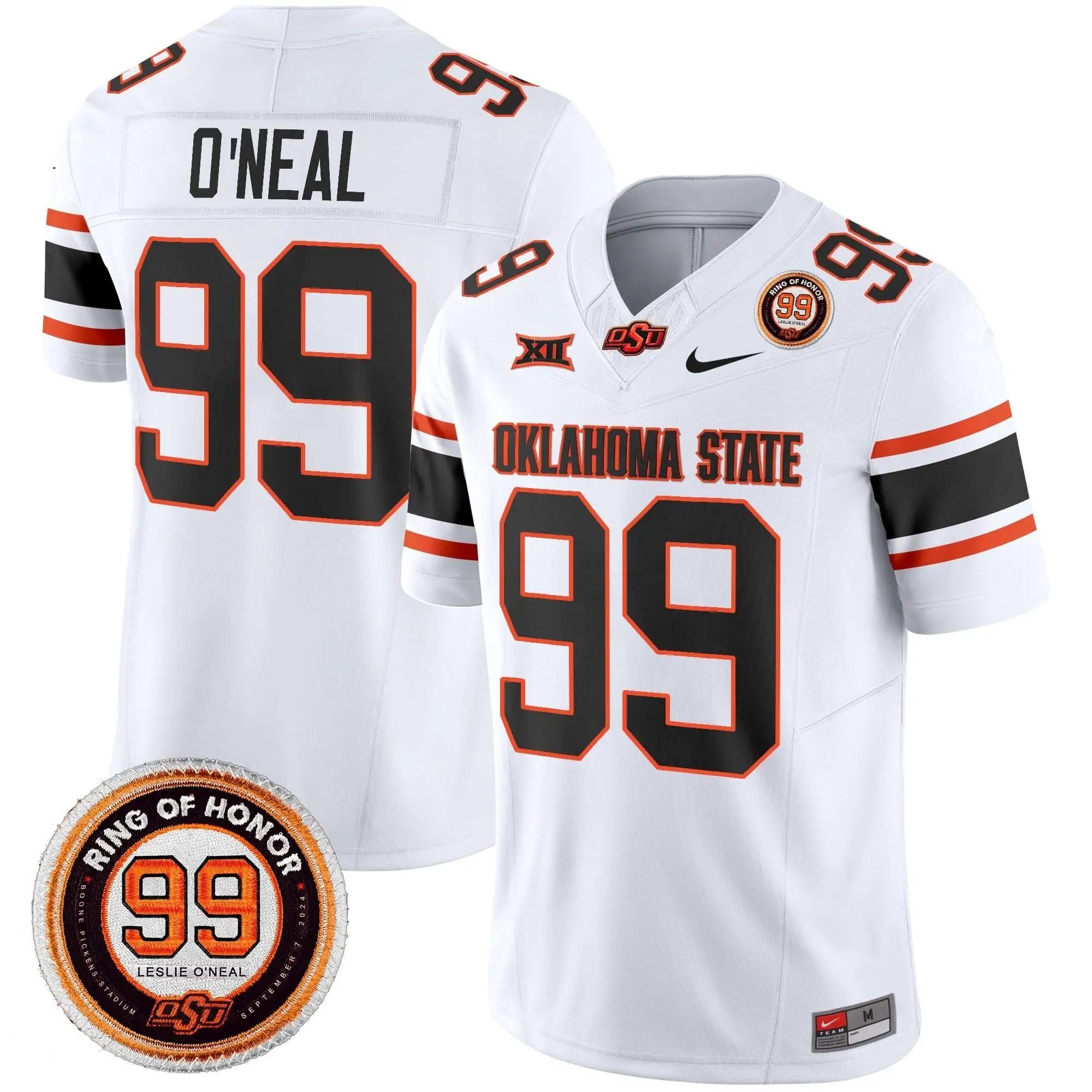OSD Leslie O'neal Patch Vapor Limited Jersey by Oklahoma State Cowboys