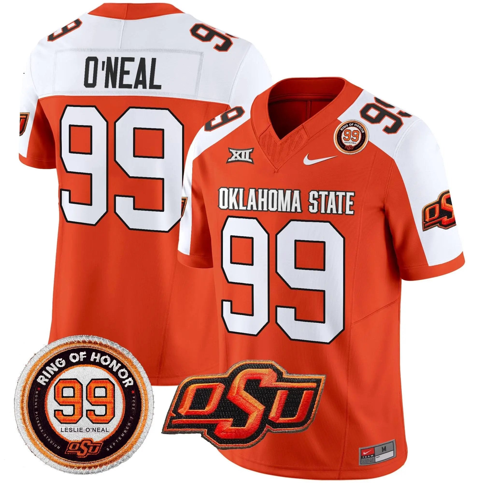 OSD Leslie O'neal Patch Vapor Limited Jersey by Oklahoma State Cowboys