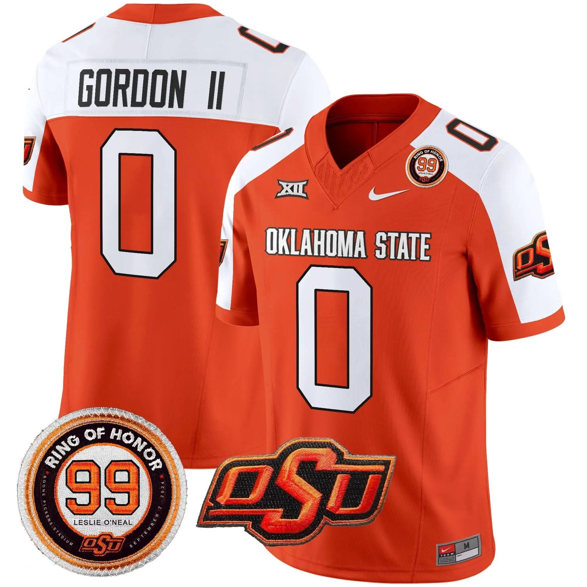 OSD Leslie O'neal Patch Vapor Limited Jersey by Oklahoma State Cowboys