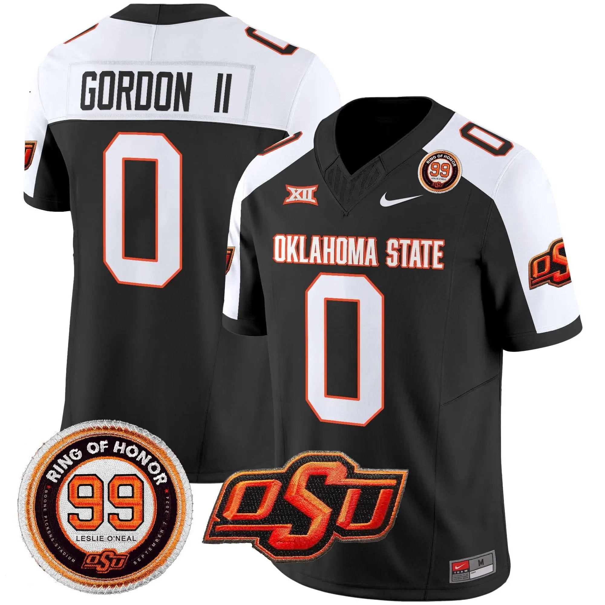OSD Leslie O'neal Patch Vapor Limited Jersey by Oklahoma State Cowboys