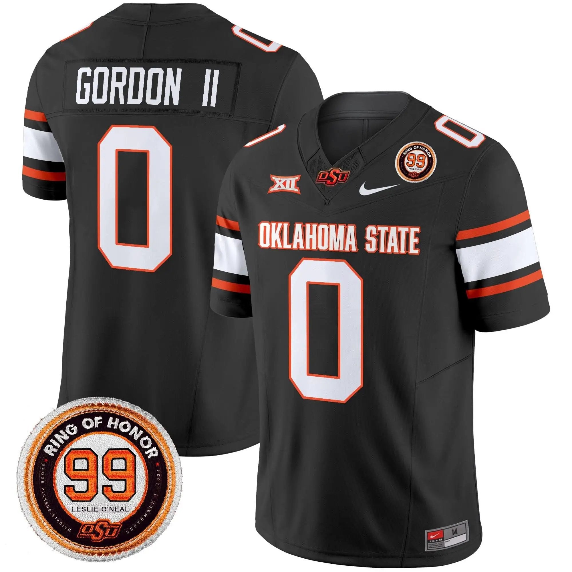 OSD Leslie O'neal Patch Vapor Limited Jersey by Oklahoma State Cowboys
