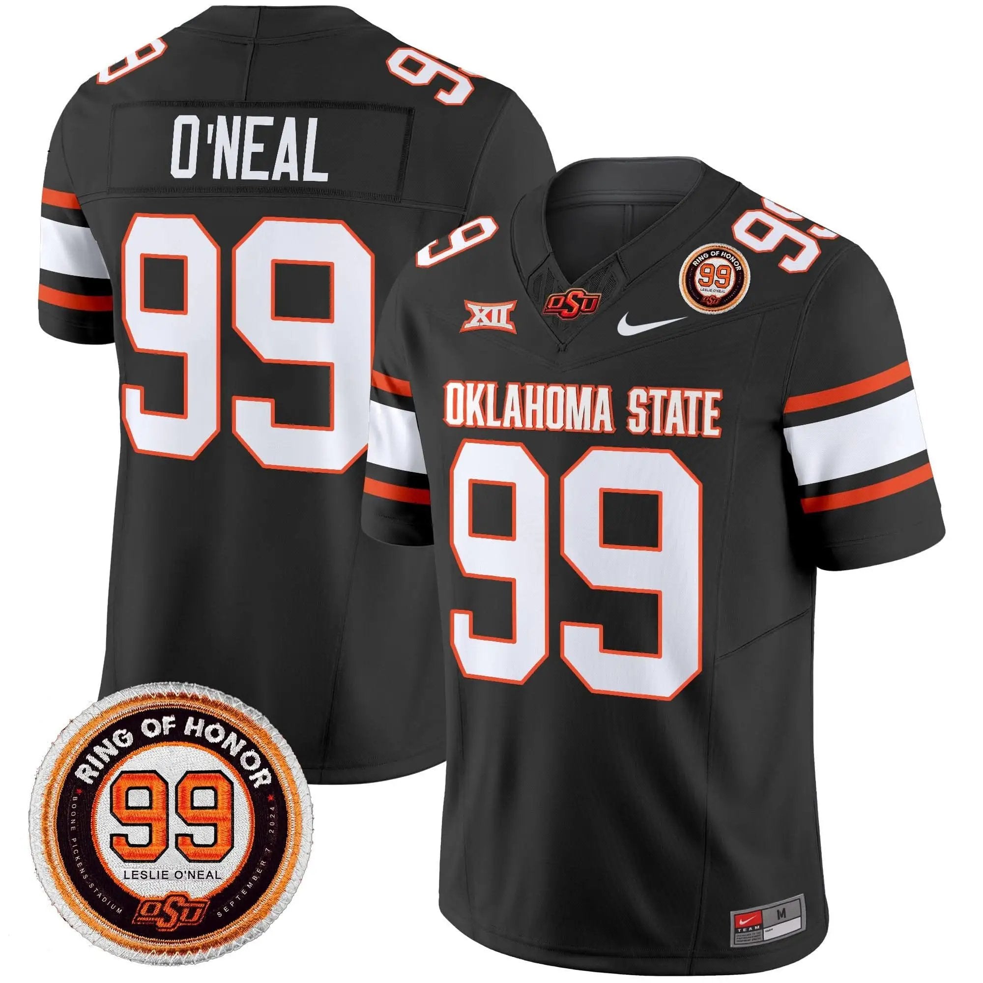 OSD Leslie O'neal Patch Vapor Limited Jersey by Oklahoma State Cowboys
