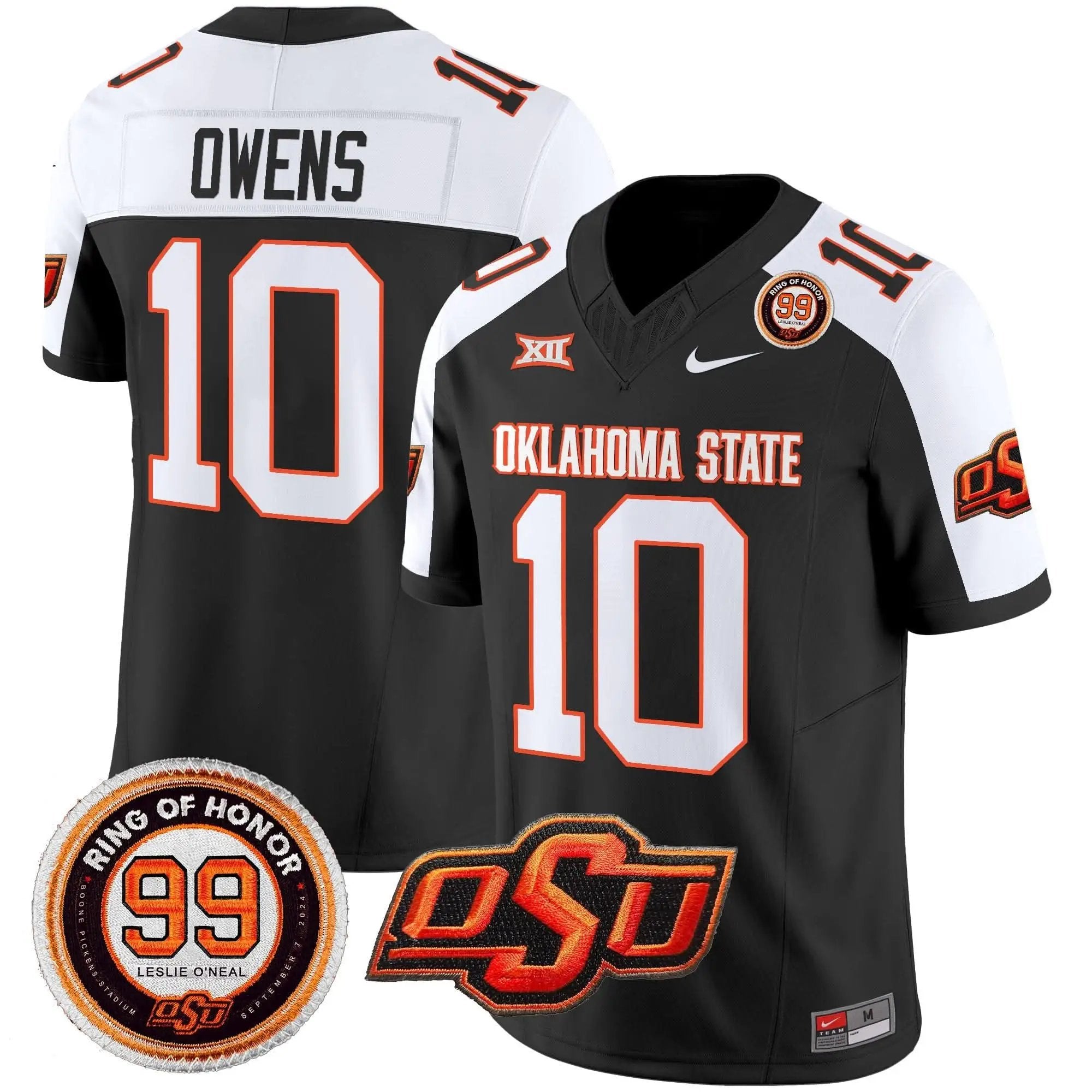 OSD Leslie O'neal Patch Vapor Limited Jersey by Oklahoma State Cowboys