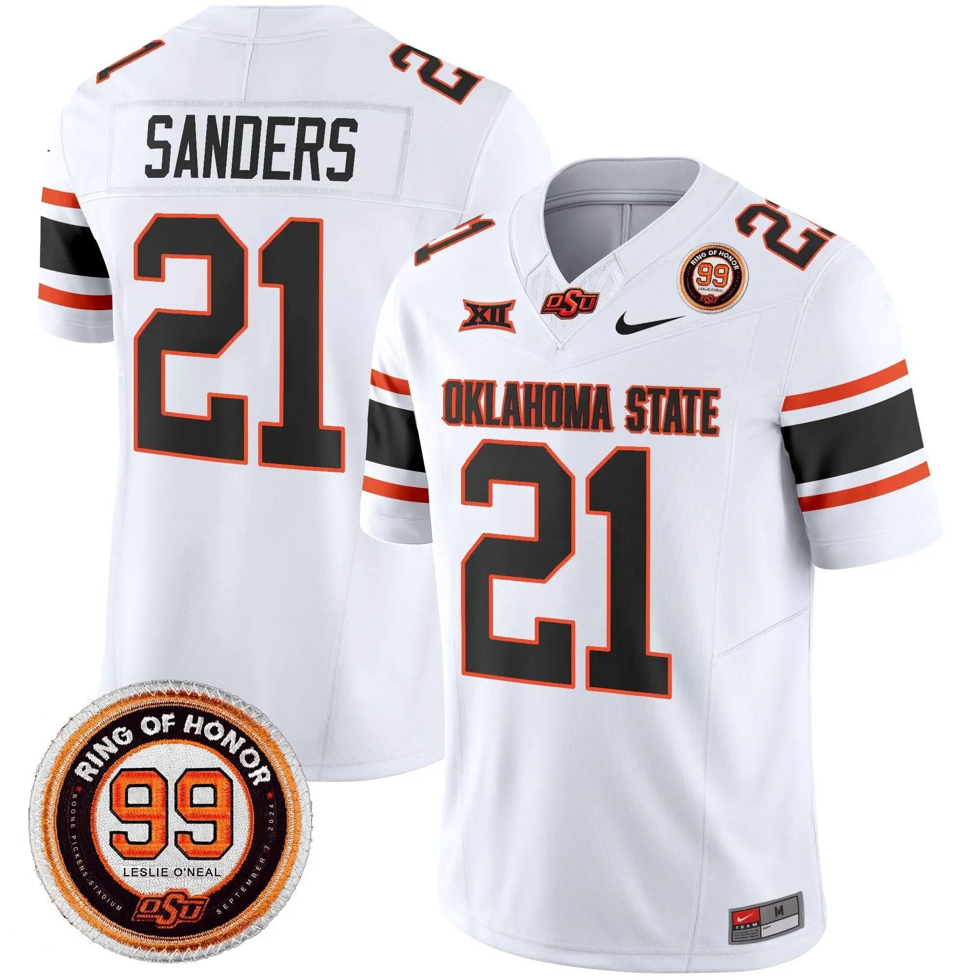 OSD Leslie O'neal Patch Vapor Limited Jersey by Oklahoma State Cowboys
