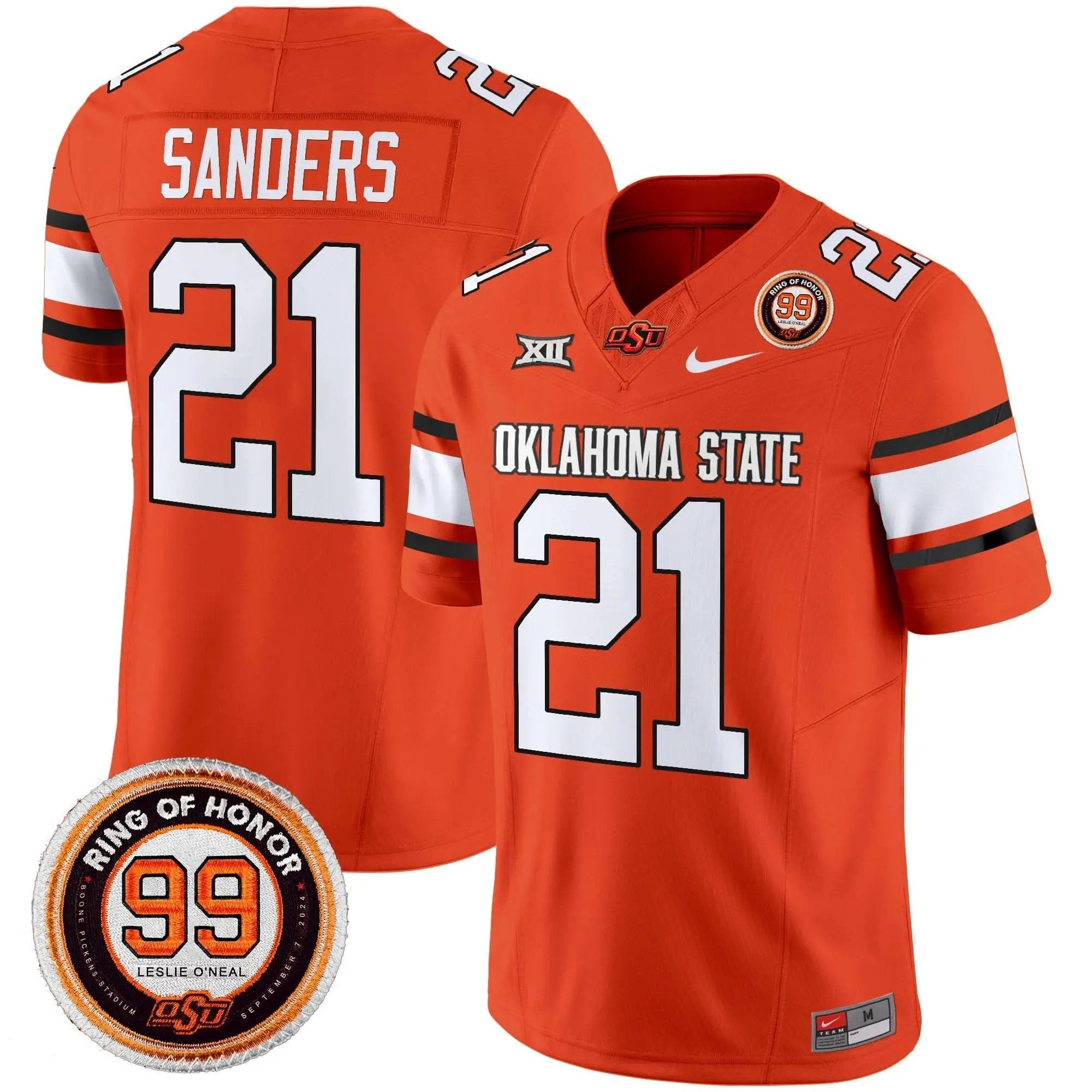 OSD Leslie O'neal Patch Vapor Limited Jersey by Oklahoma State Cowboys