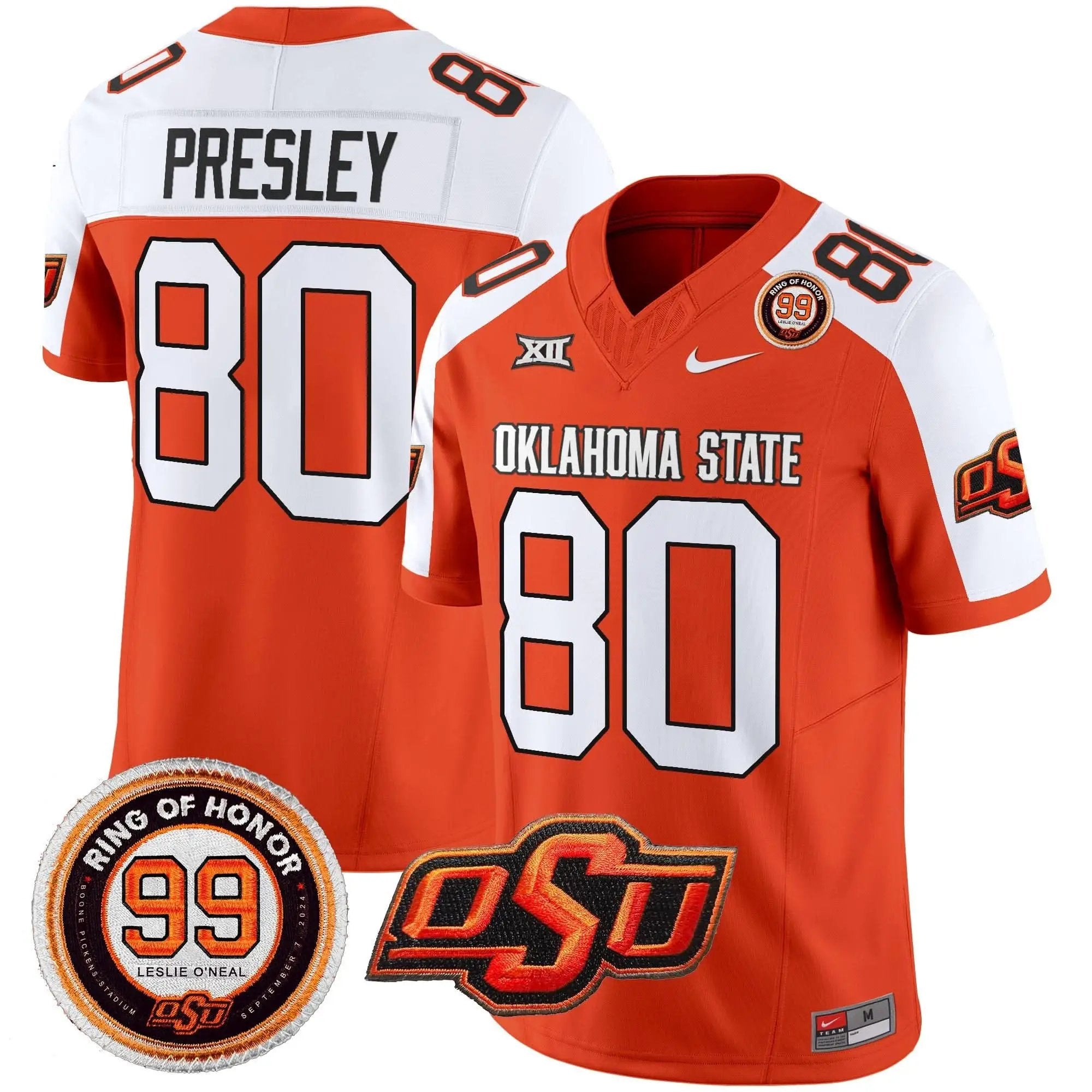 OSD Leslie O'neal Patch Vapor Limited Jersey by Oklahoma State Cowboys